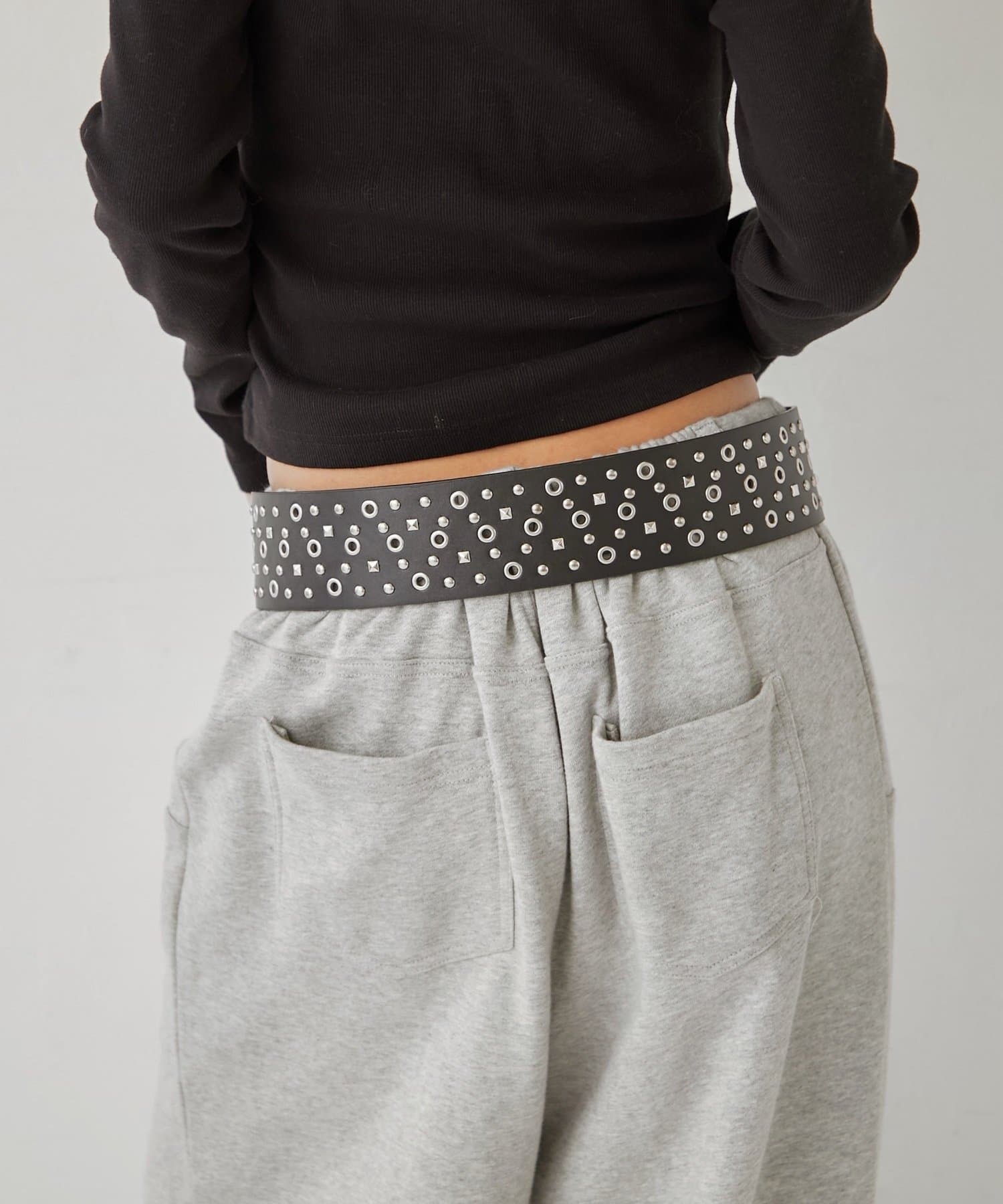 WHO’S WHO gallery(フーズフーギャラリー) RHINESTONE WIDE BELT