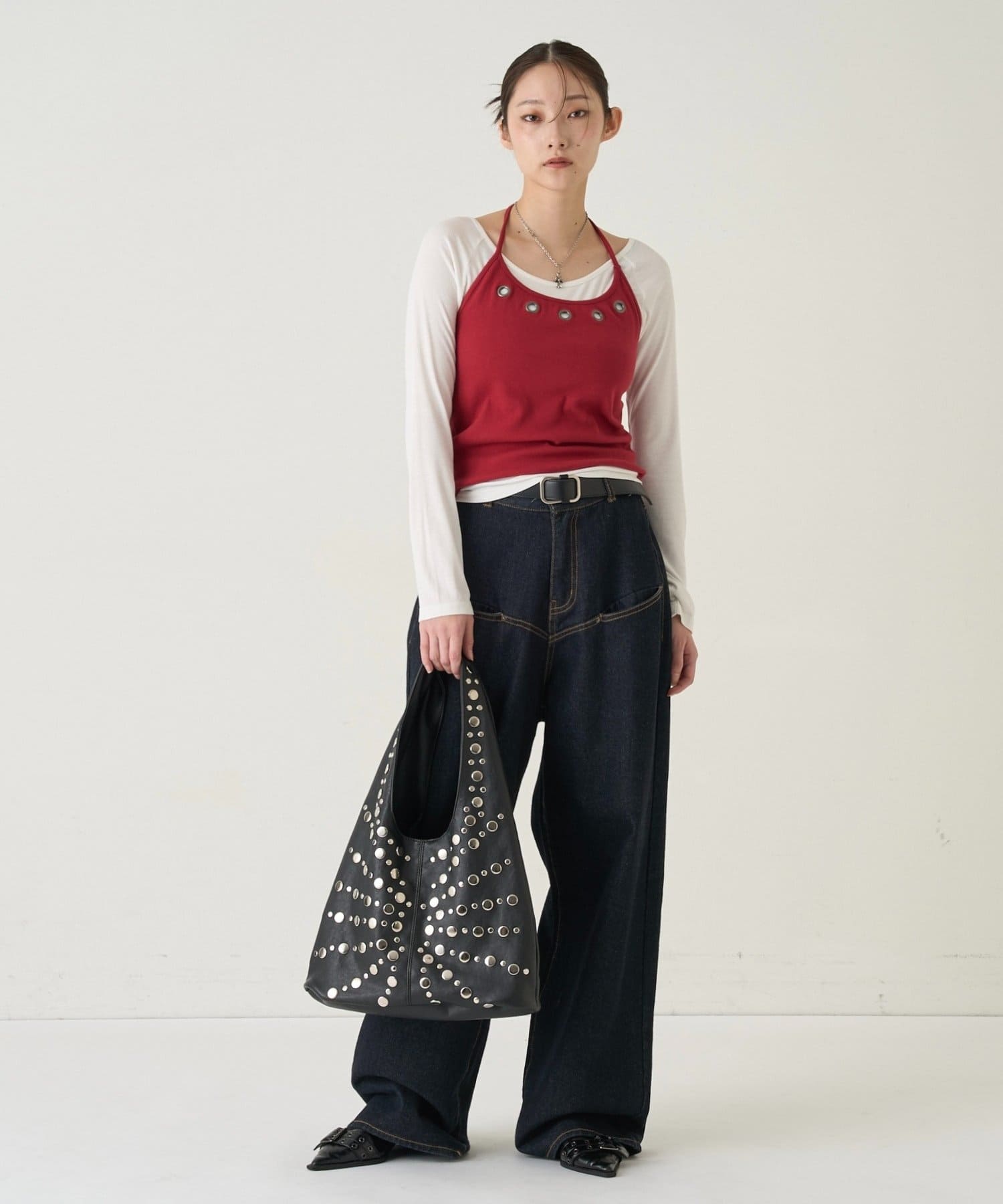 WHO’S WHO gallery(フーズフーギャラリー) RADIAL DOT PATTERN BAG