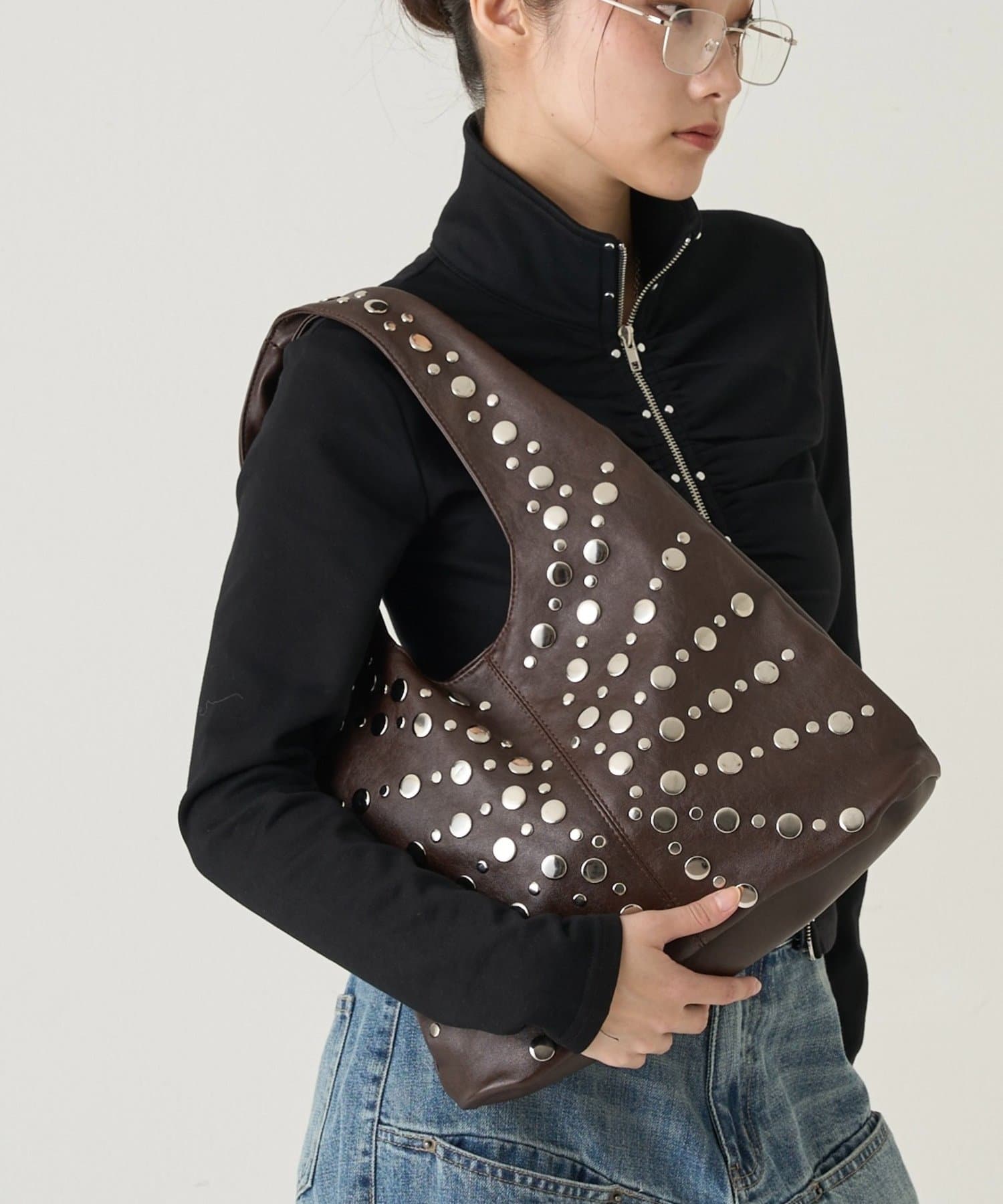 WHO’S WHO gallery(フーズフーギャラリー) RADIAL DOT PATTERN BAG