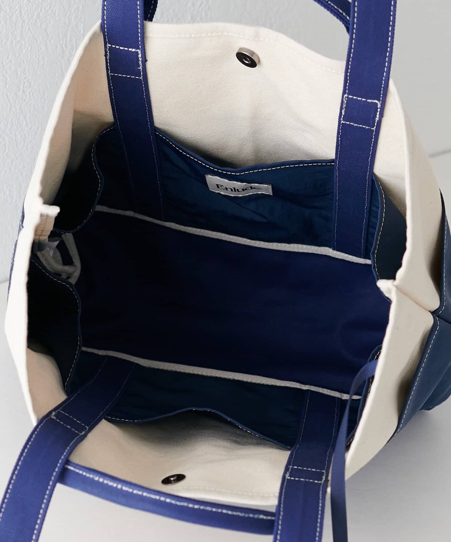 DISCOAT(ディスコート) 【Enlude】キャンバスナイロンコンビトートバック