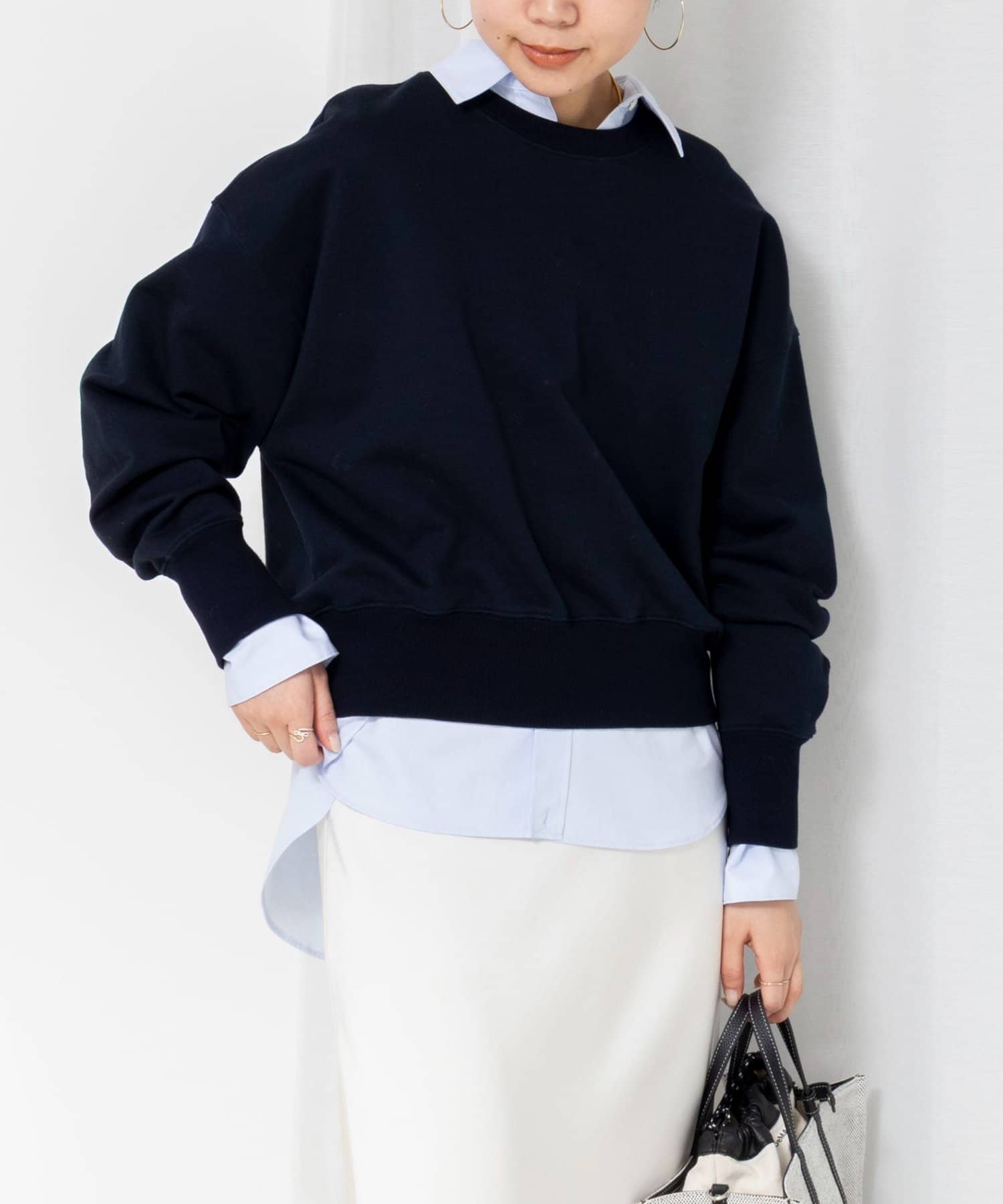 NOLLEY'S(ノーリーズ) ウォッシャブルスウェットプルオーバー