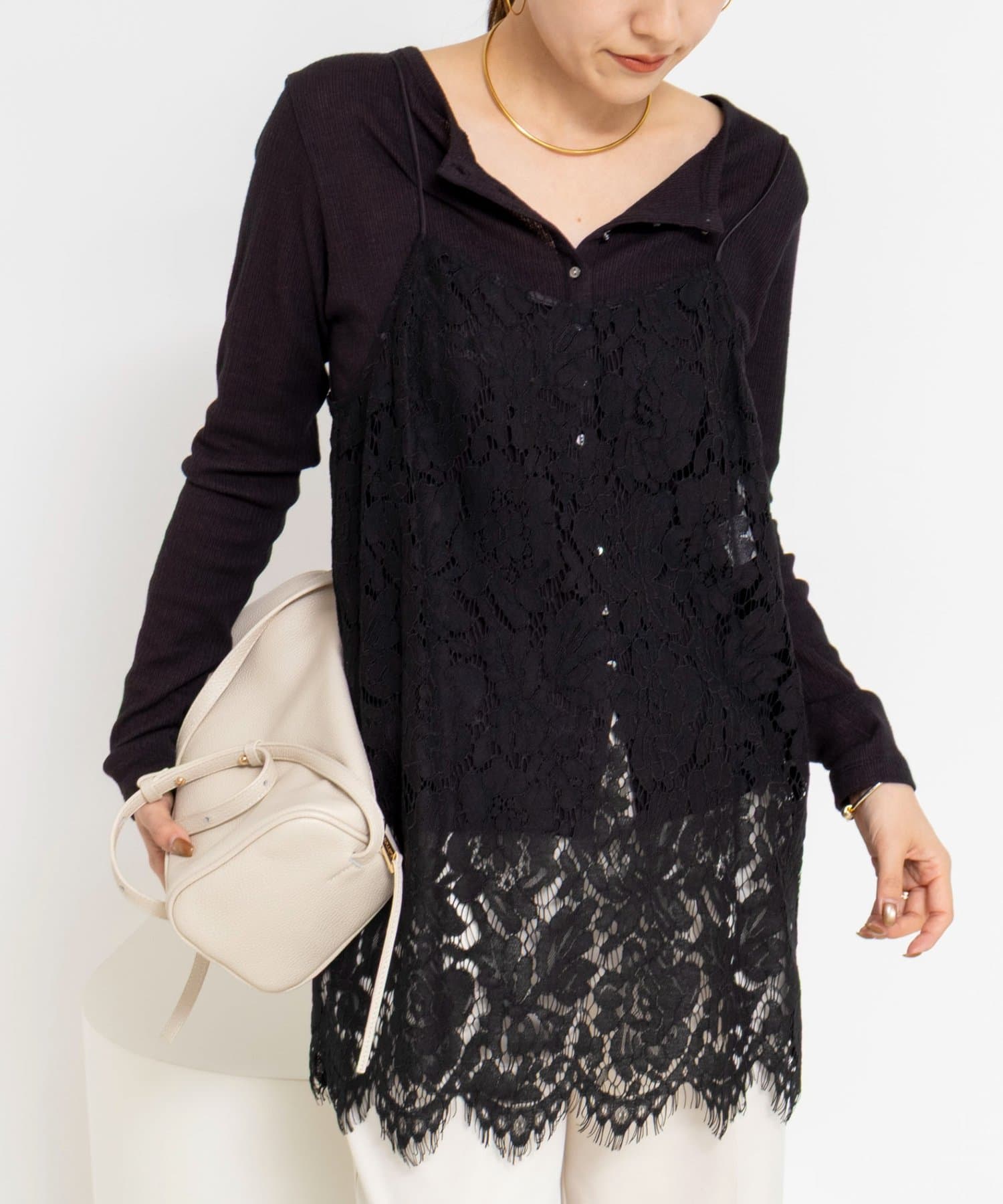 NOLLEY'S(ノーリーズ) レースビスチェ