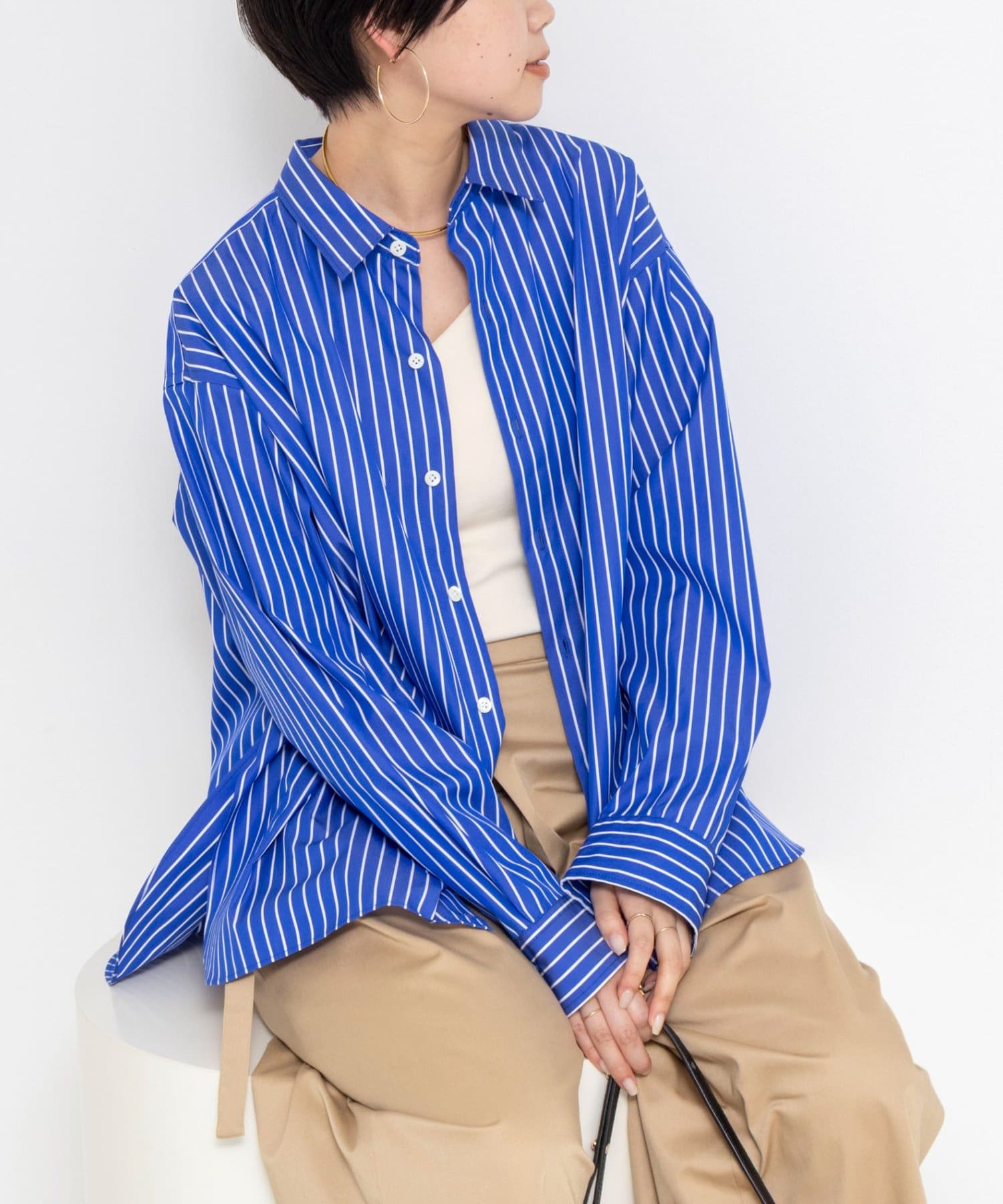 NOLLEY'S(ノーリーズ) ウォッシャブルレギュラーカラー2WAYシャツ