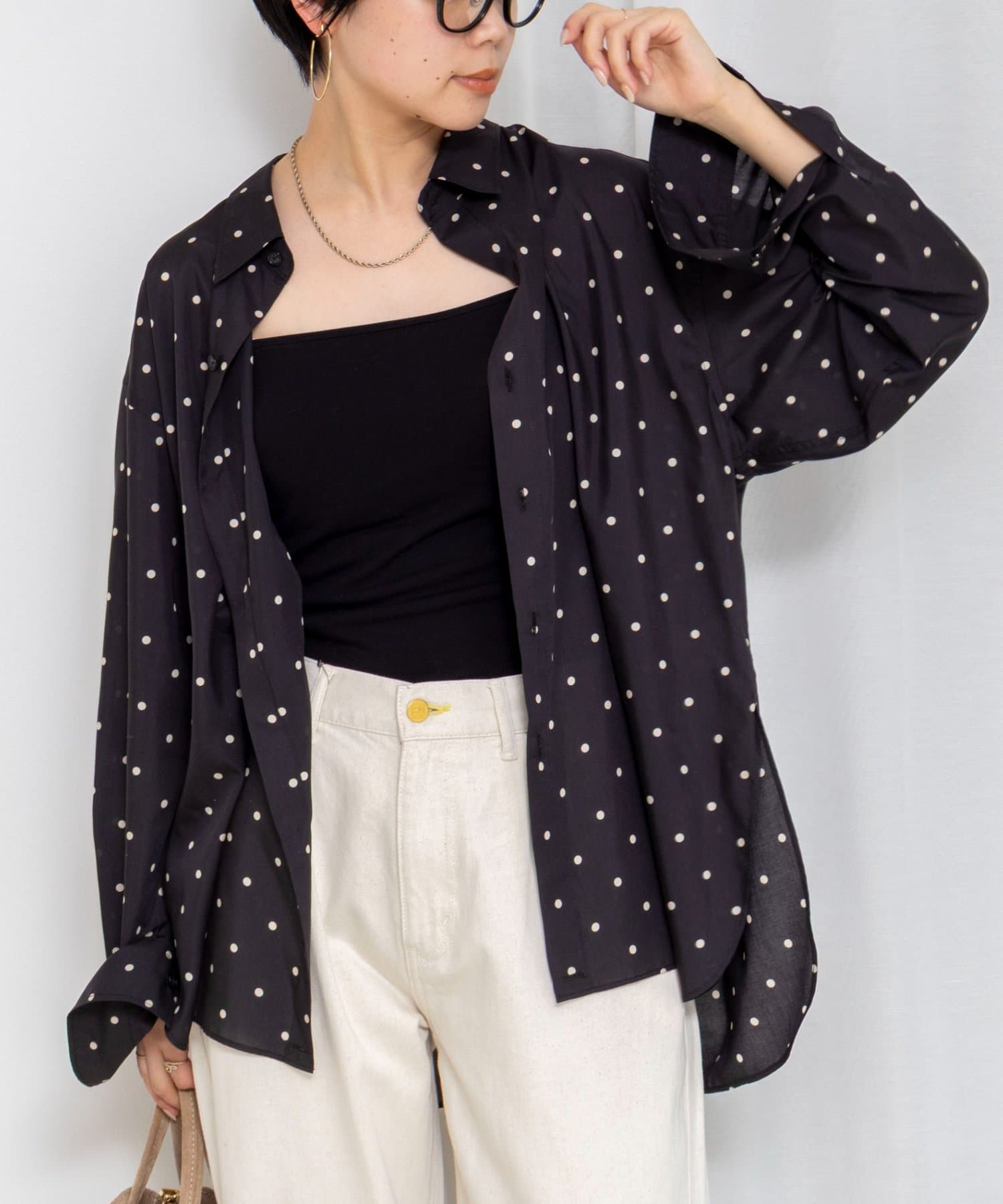 NOLLEY'S(ノーリーズ) ウォッシャブルレギュラーカラー2WAYシャツ