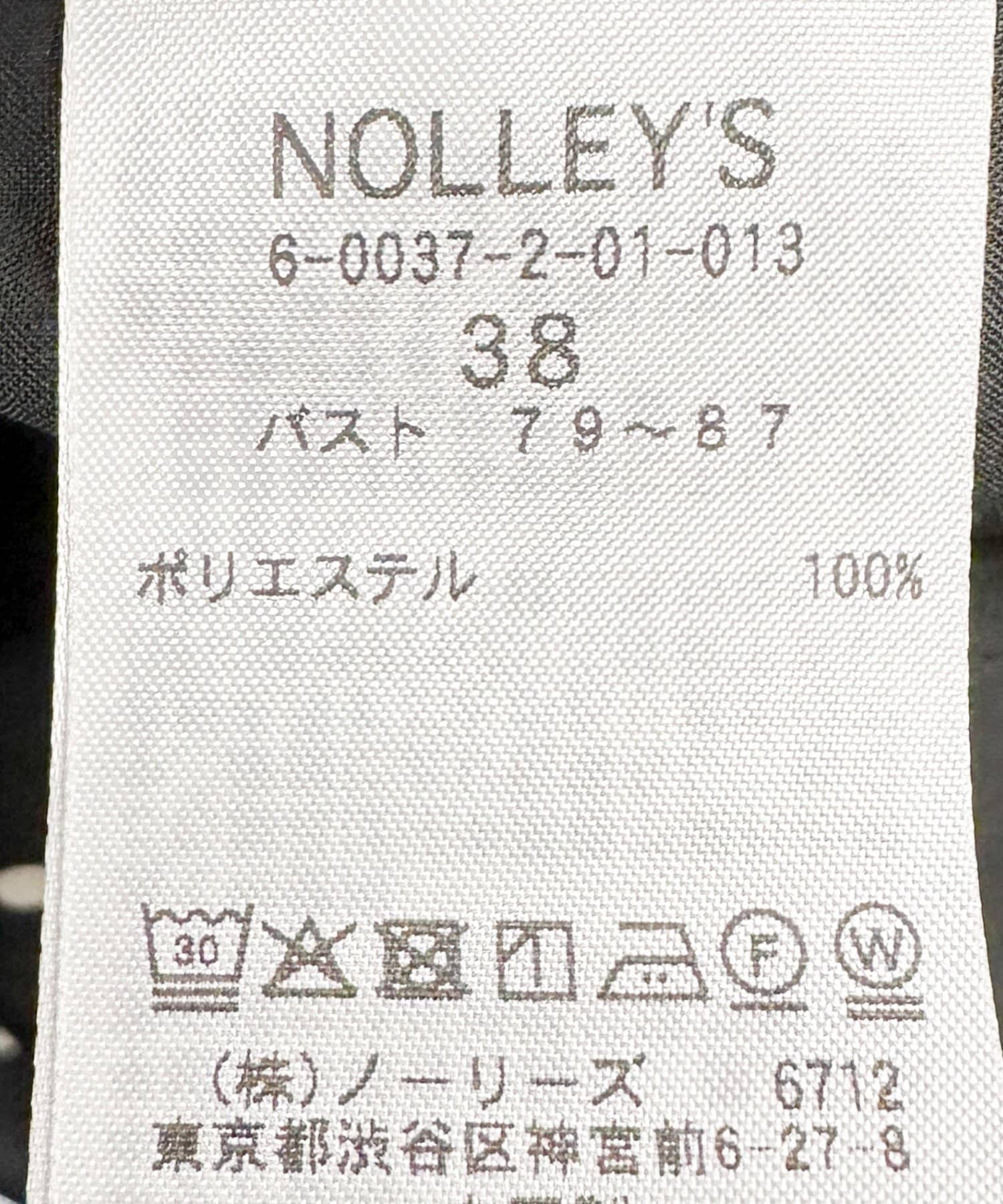 NOLLEY'S(ノーリーズ) ウォッシャブルレギュラーカラー2WAYシャツ