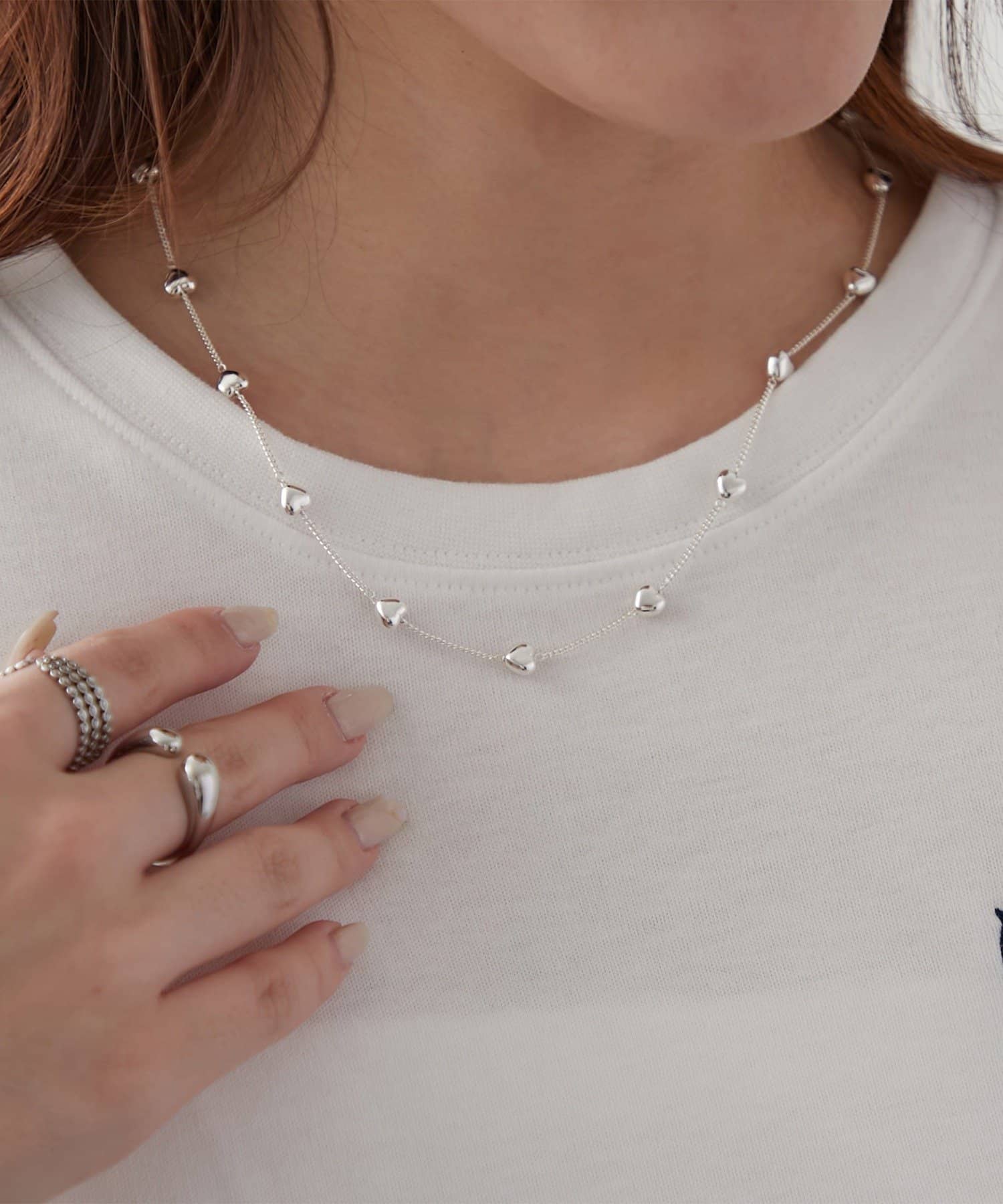 NICE CLAUP / OLIVE des OLIVE OUTLET(ナイスクラップ  / オリーブ デ オリーブ アウトレット) 【RMAF】ハートネックレス