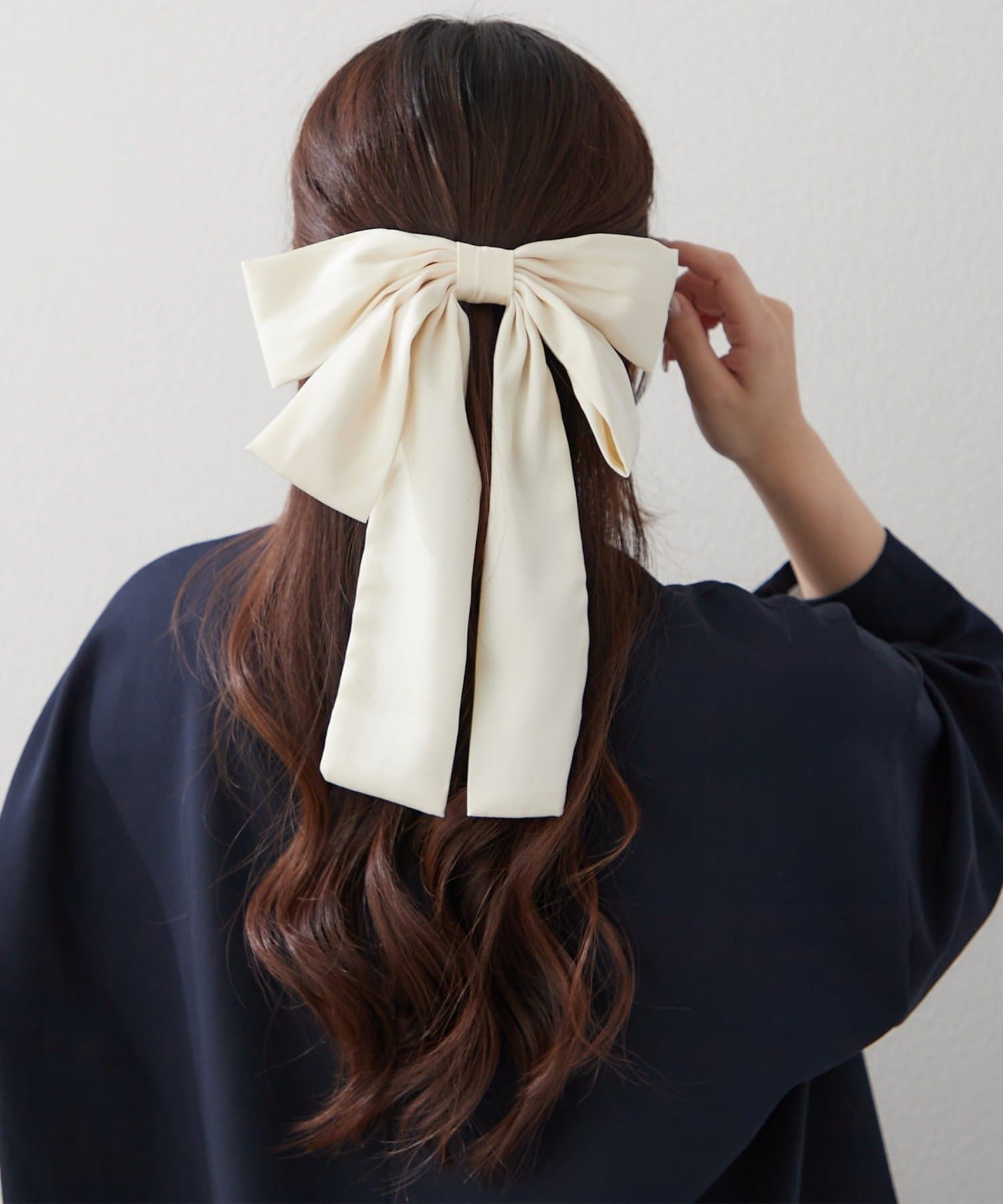 NICE CLAUP / OLIVE des OLIVE OUTLET(ナイスクラップ  / オリーブ デ オリーブ アウトレット) 【RMAF】リボンヘアバレッタ