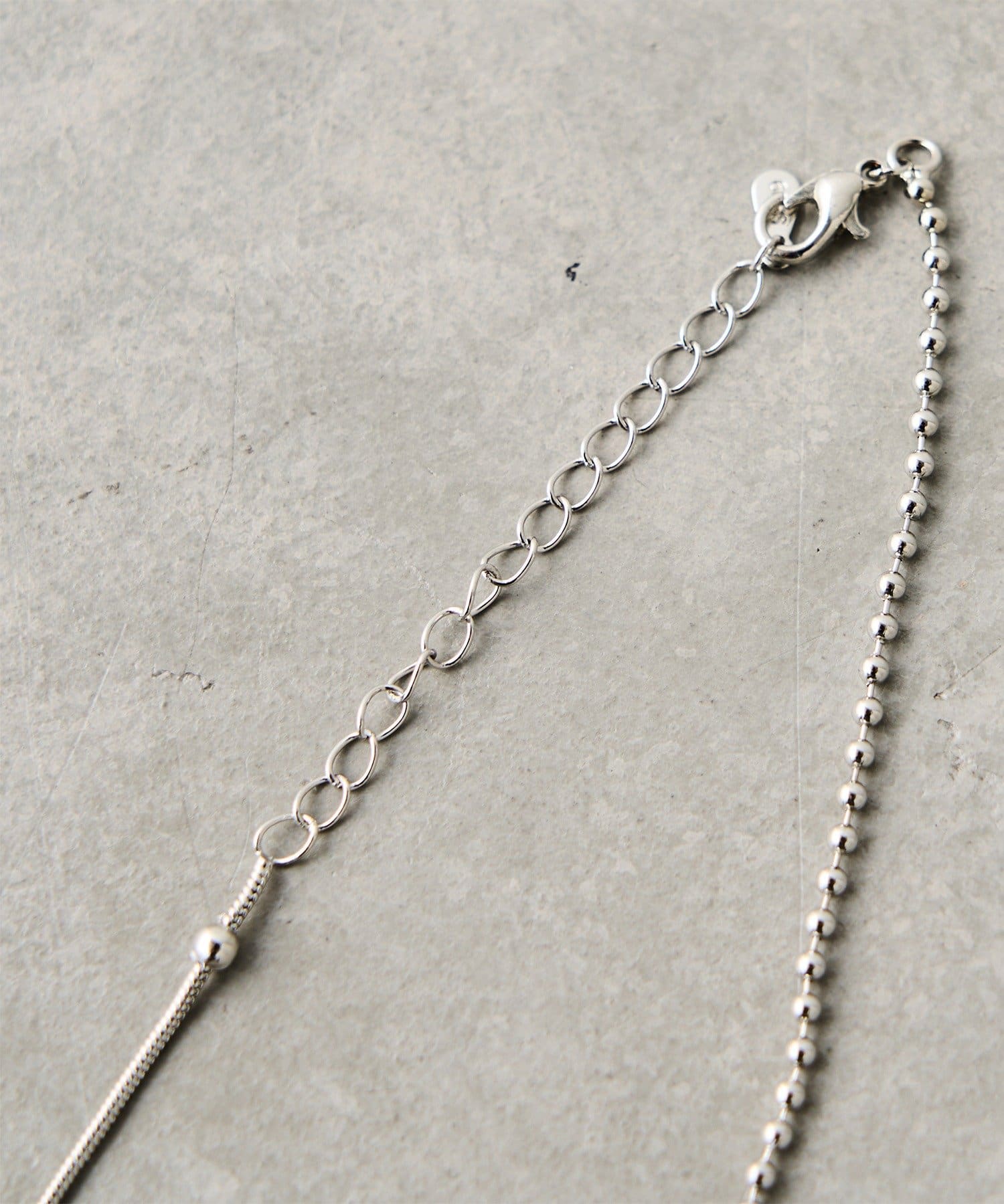 NICE CLAUP / OLIVE des OLIVE OUTLET(ナイスクラップ  / オリーブ デ オリーブ アウトレット) 【RMAF】アシンメトリーネックレス