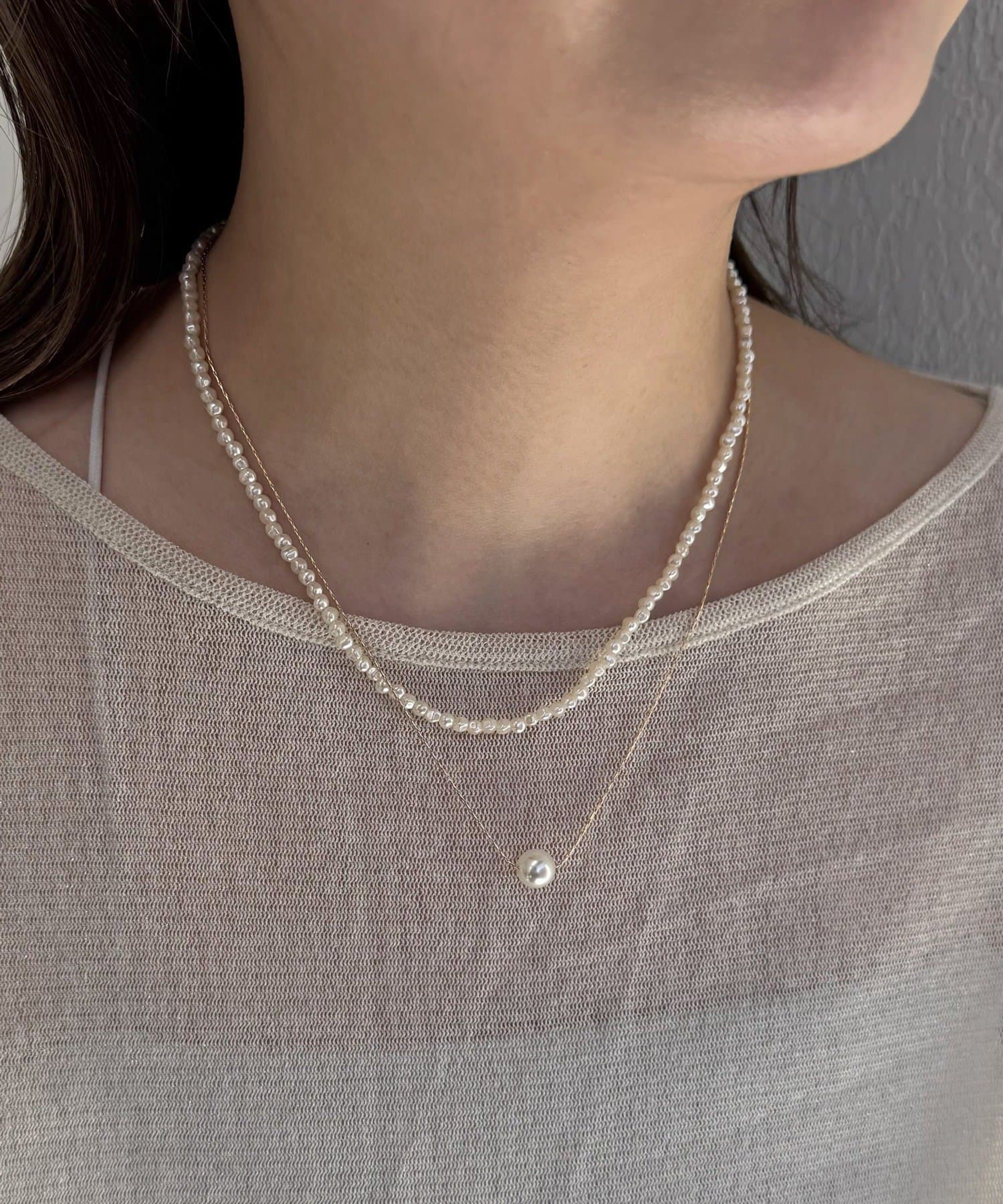 Lattice(ラティス) パールネックレスセット(2P)