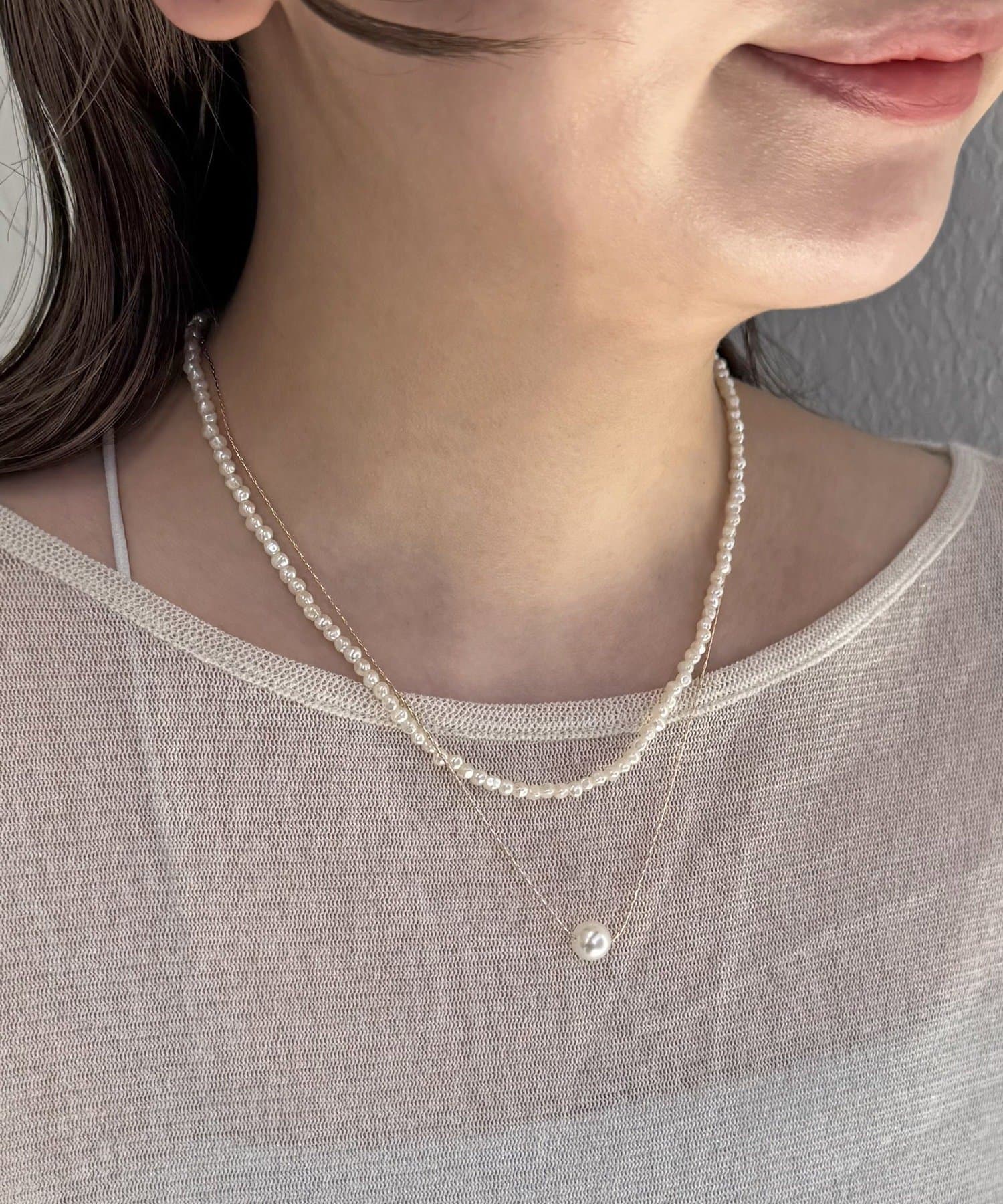 Lattice(ラティス) パールネックレスセット(2P)