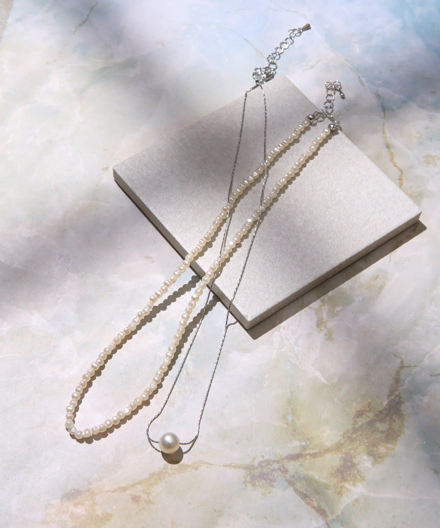 Lattice(ラティス) パールネックレスセット(2P)