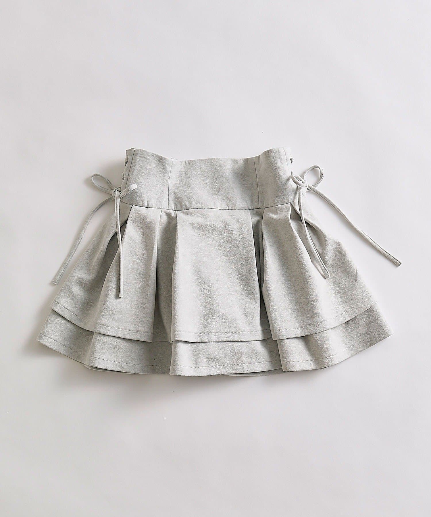 OLIVE des OLIVE(オリーブ デ オリーブ) spring color palleteレースアップスカート