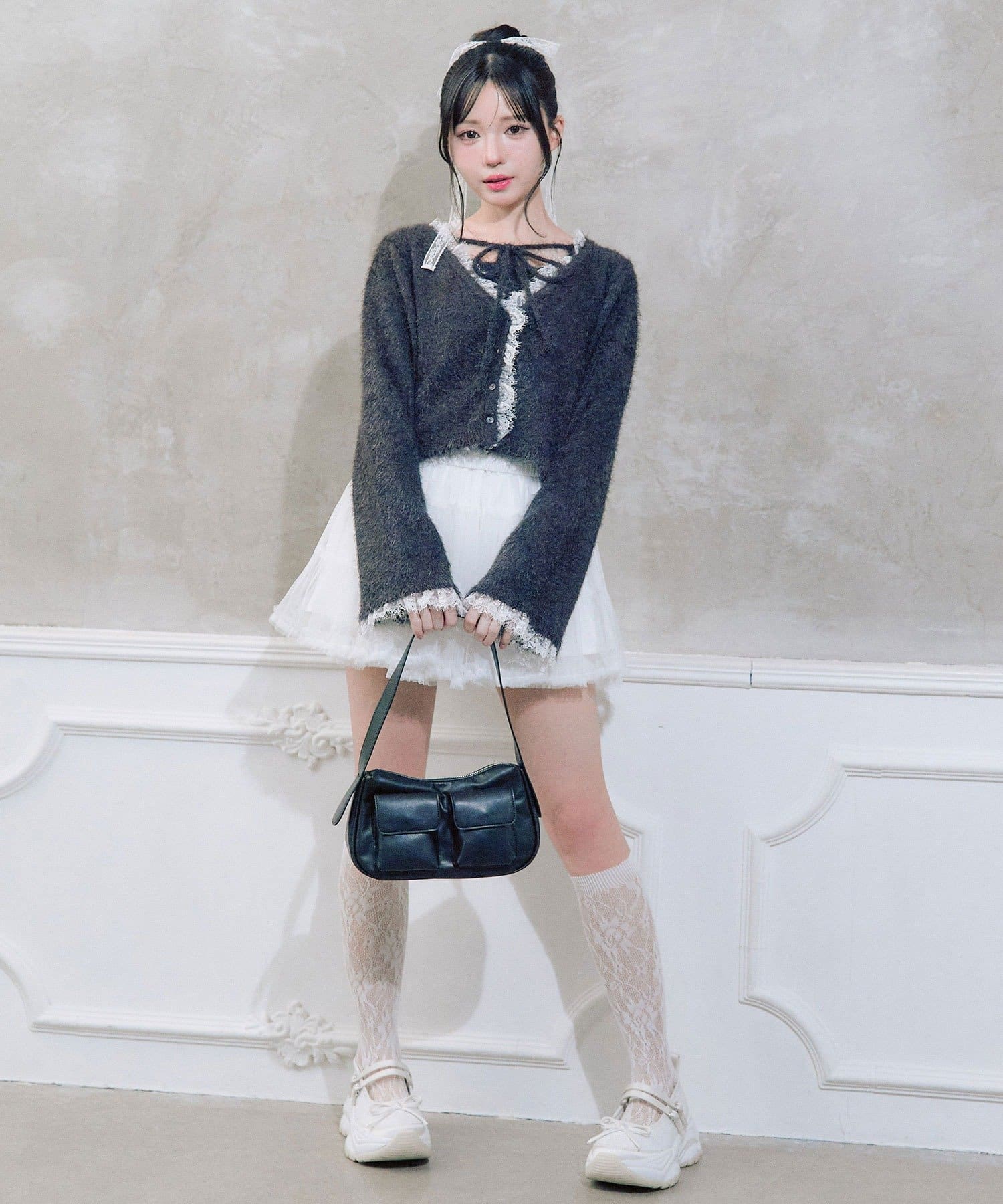 OLIVE des OLIVE(オリーブ デ オリーブ) spring color palette cardigan