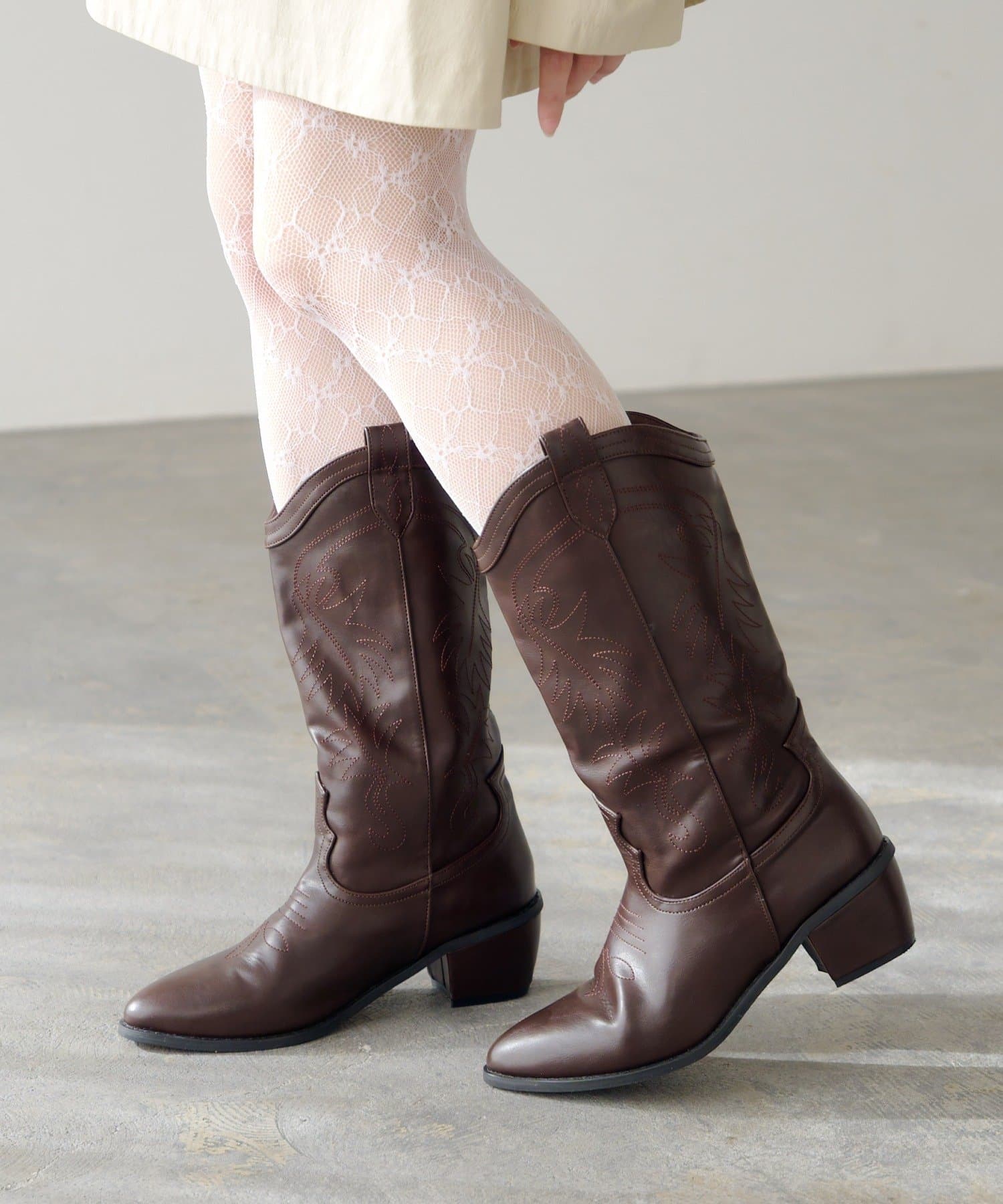 Kastane(カスタネ) ウエスタンブーツ