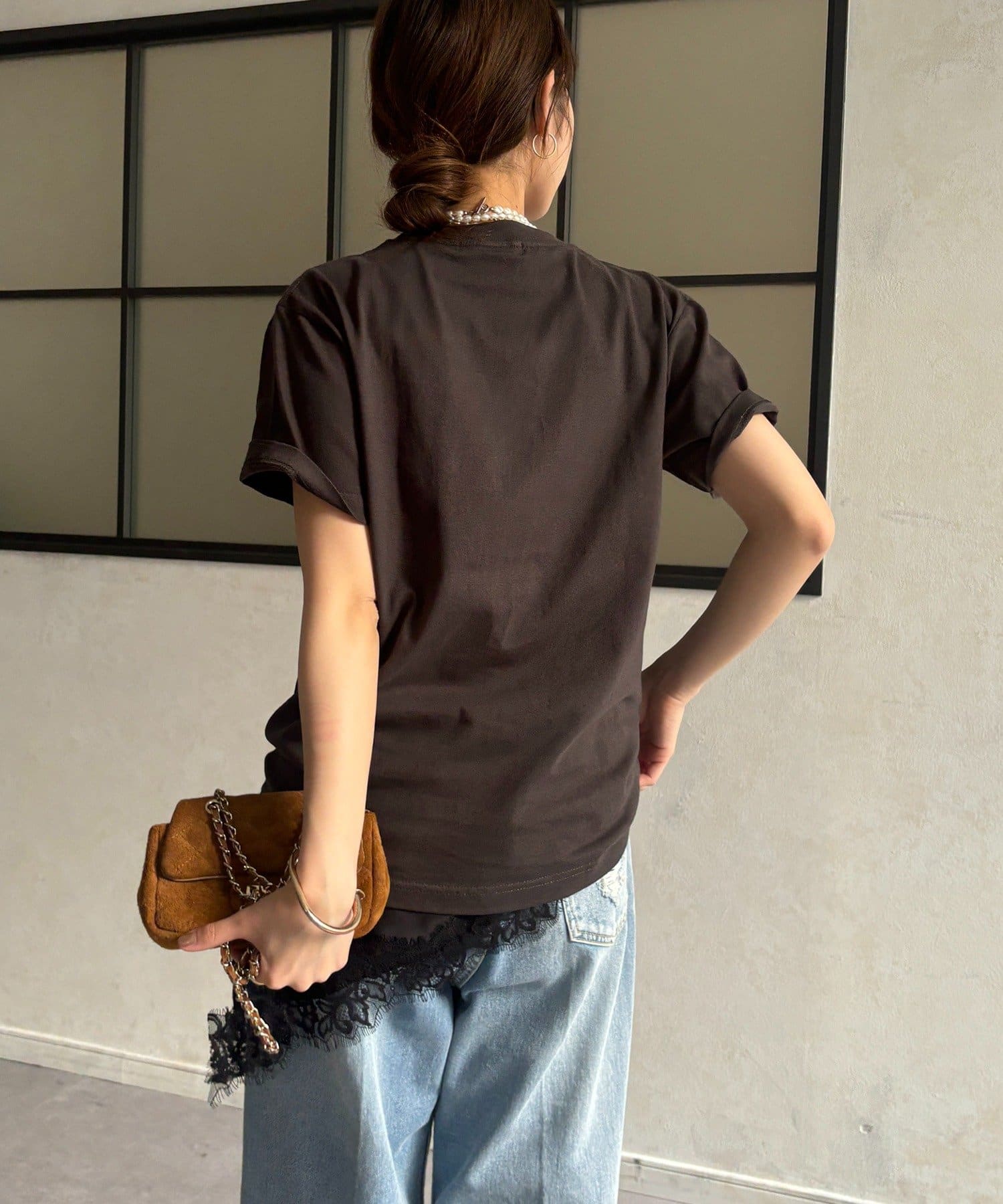 DOUDOU(ドゥドゥ) JAIMELETHEフロッキーロゴTEE