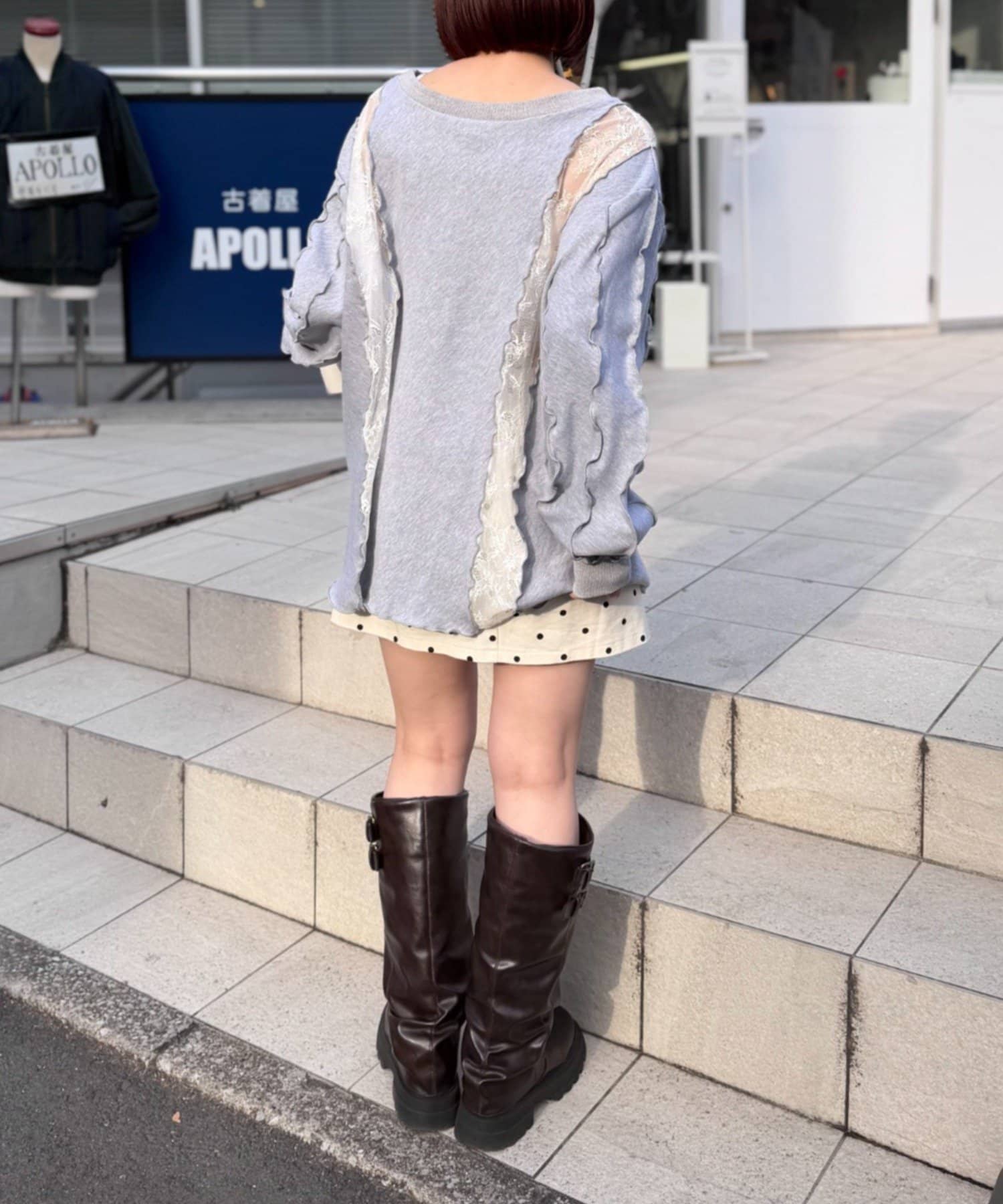 w closet(ダブルクローゼット) レースメロウスウェット