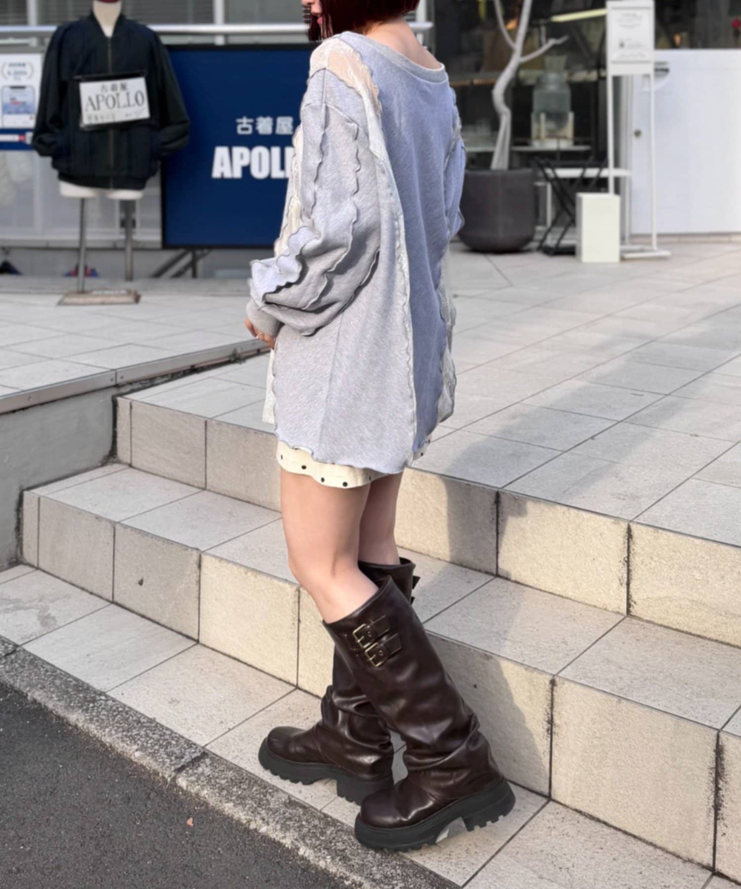 w closet(ダブルクローゼット) レースメロウスウェット