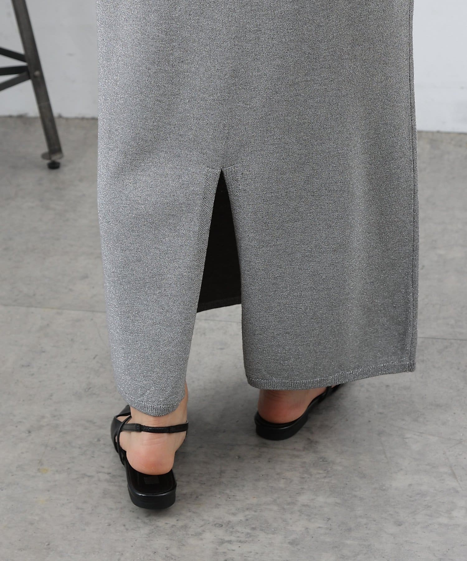 COLONY 2139(コロニー トゥーワンスリーナイン) 【セットアップ対応】ラメニットタイトスカート