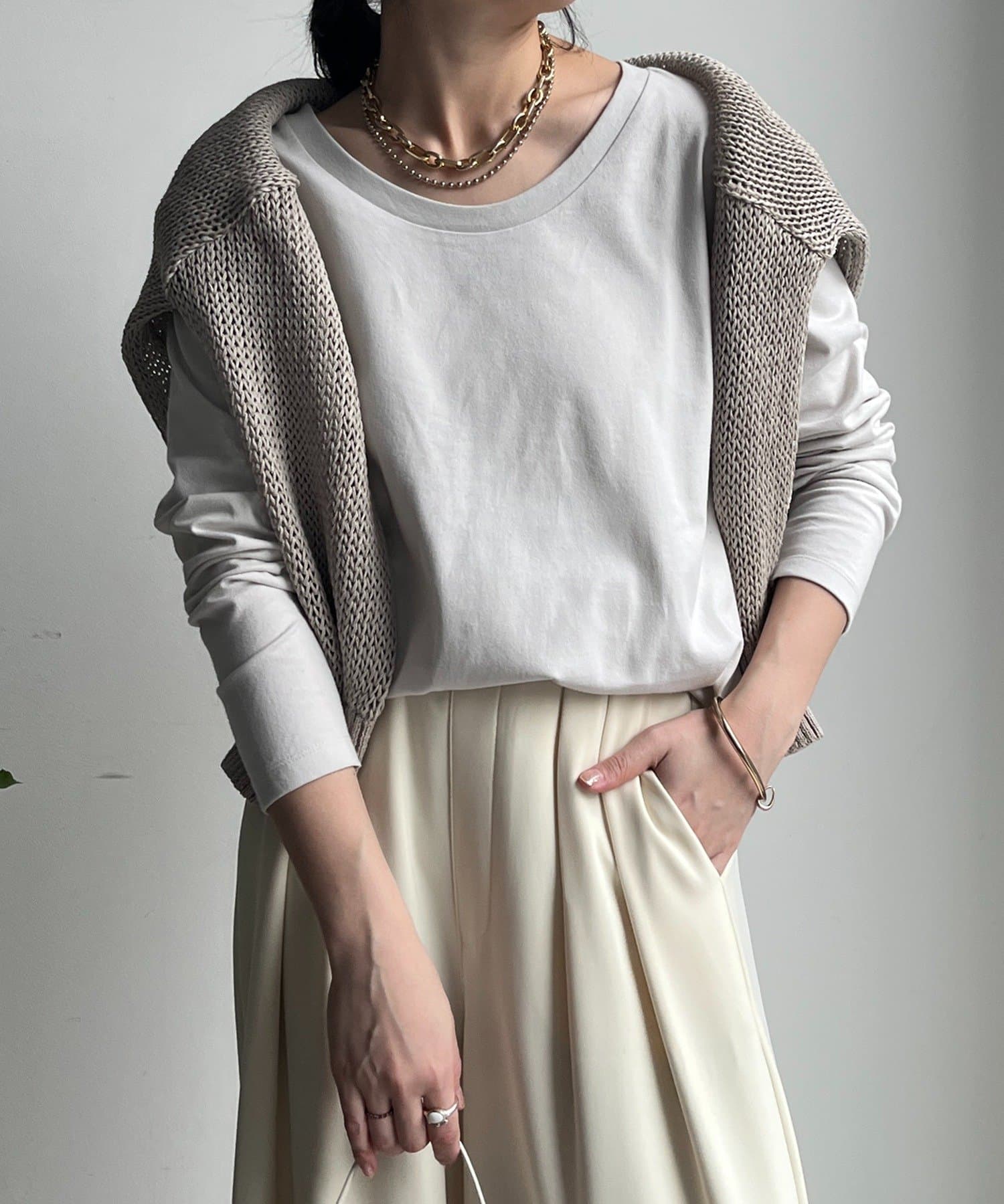 DOUDOU(ドゥドゥ) ロングロンTEE