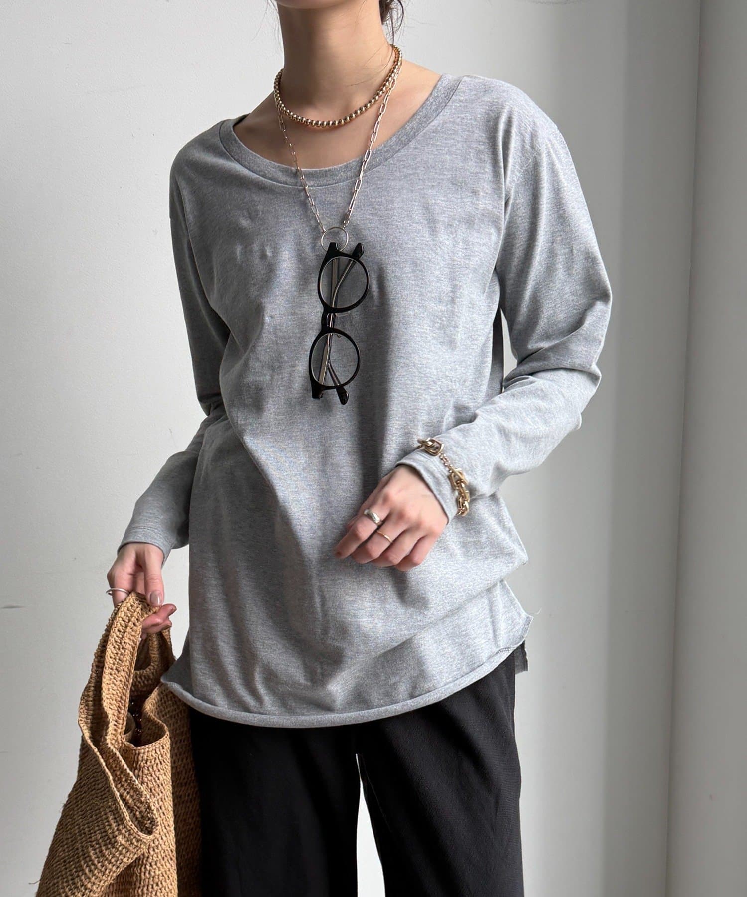 DOUDOU(ドゥドゥ) ロングロンTEE