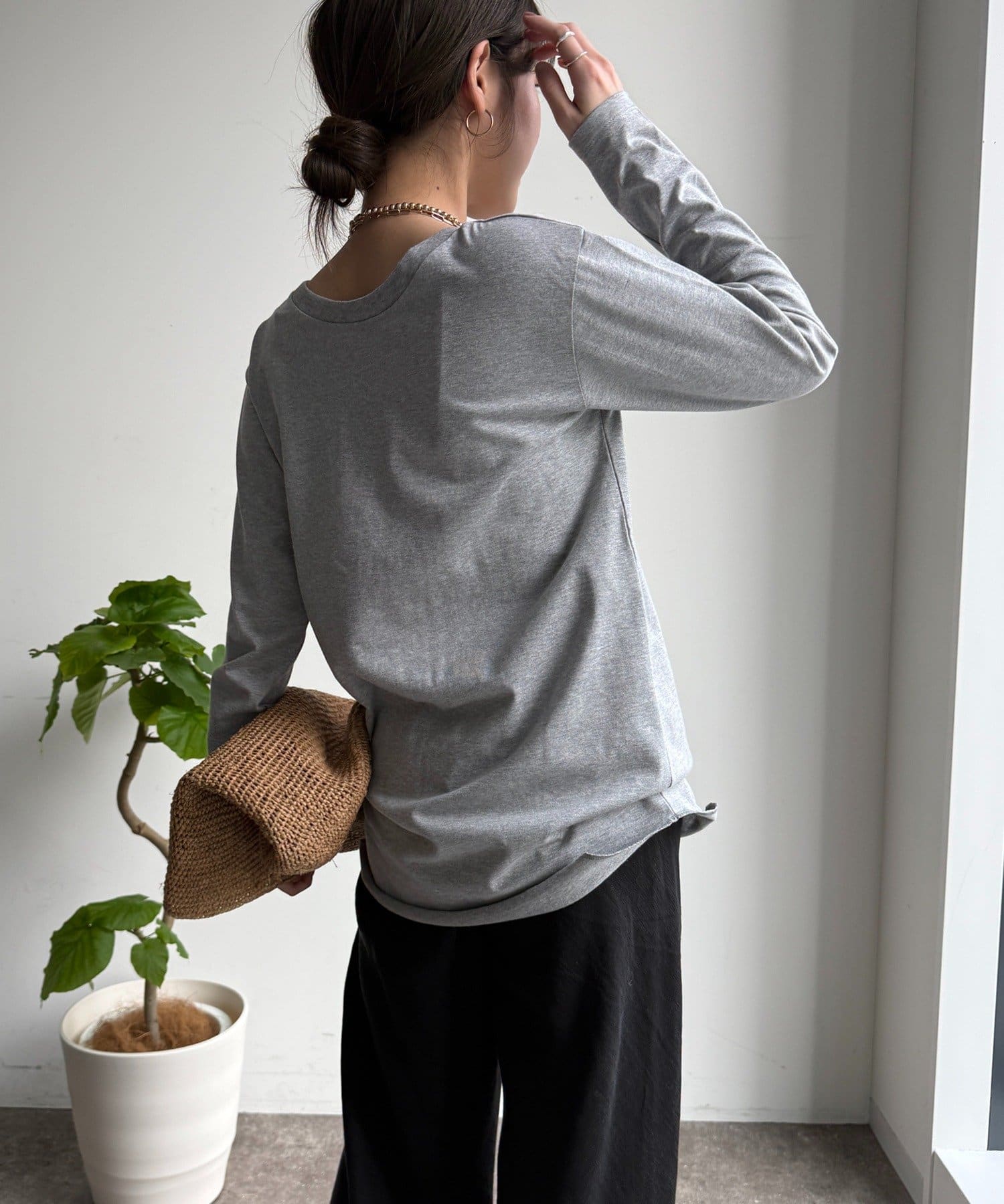 DOUDOU(ドゥドゥ) ロングロンTEE