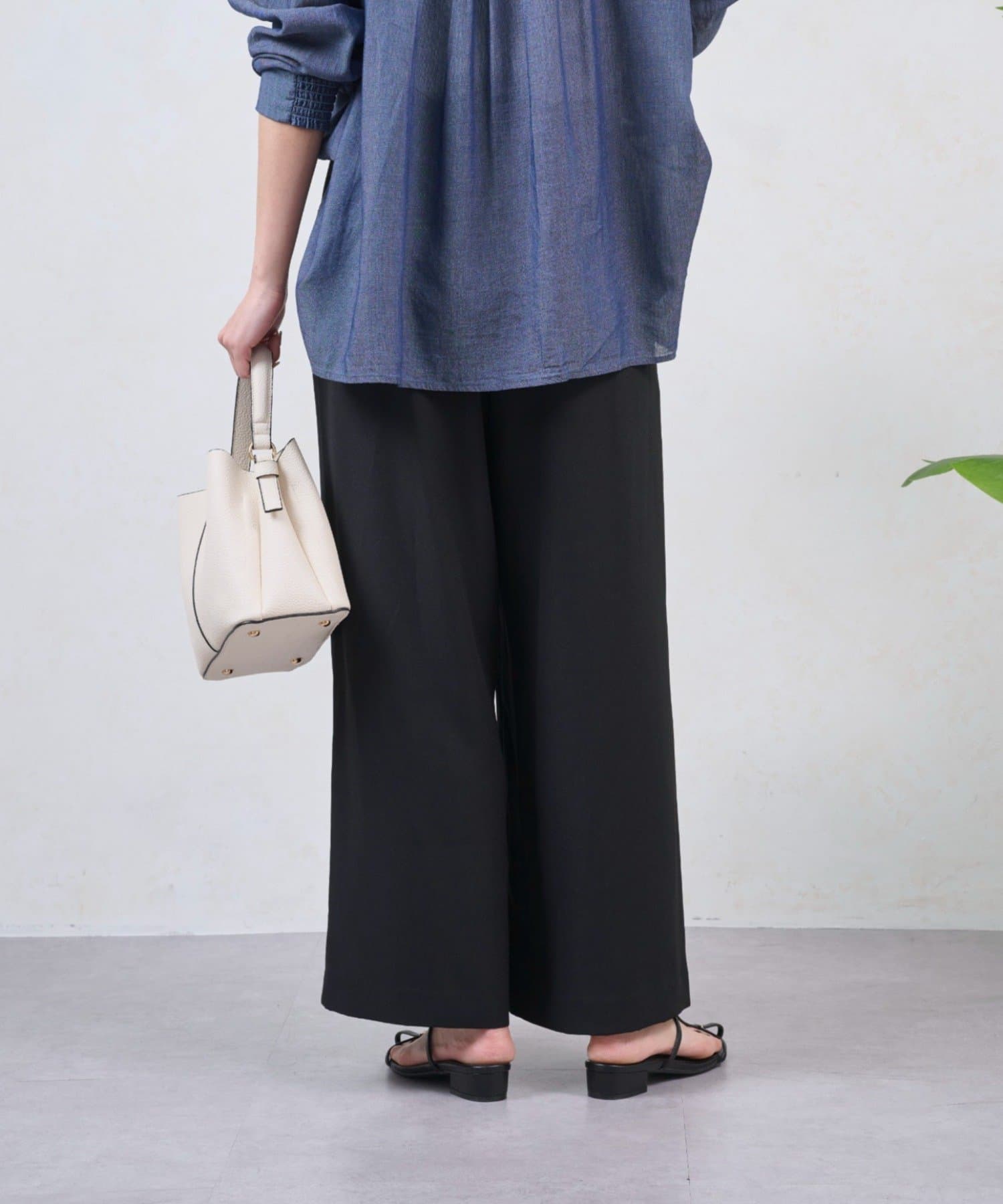 Jena　espace merveilleux(ジェナ　エスパスメルヴェイユ) ジョーゼットキャタピラーパンツ