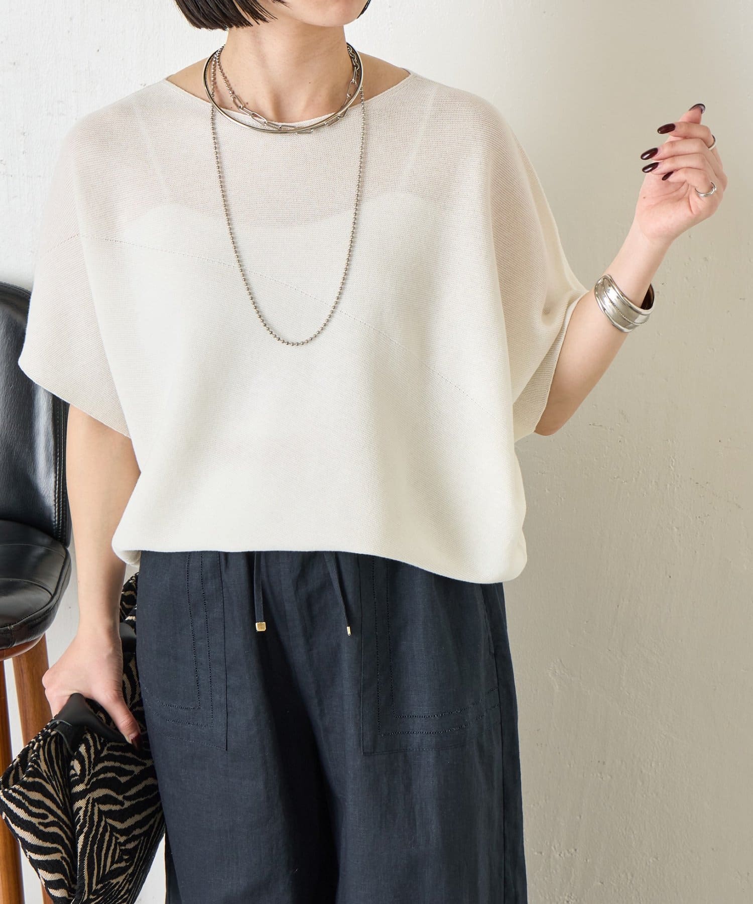 Jena　espace merveilleux(ジェナ　エスパスメルヴェイユ) ホールガーメントアシメKN