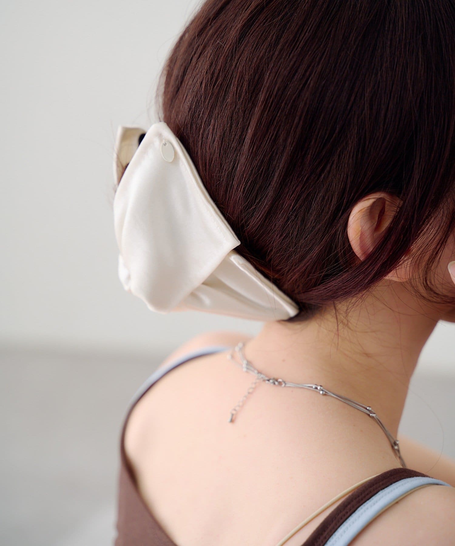 Kastane(カスタネ) 【fiw.】チャームサテンリボンクリップ