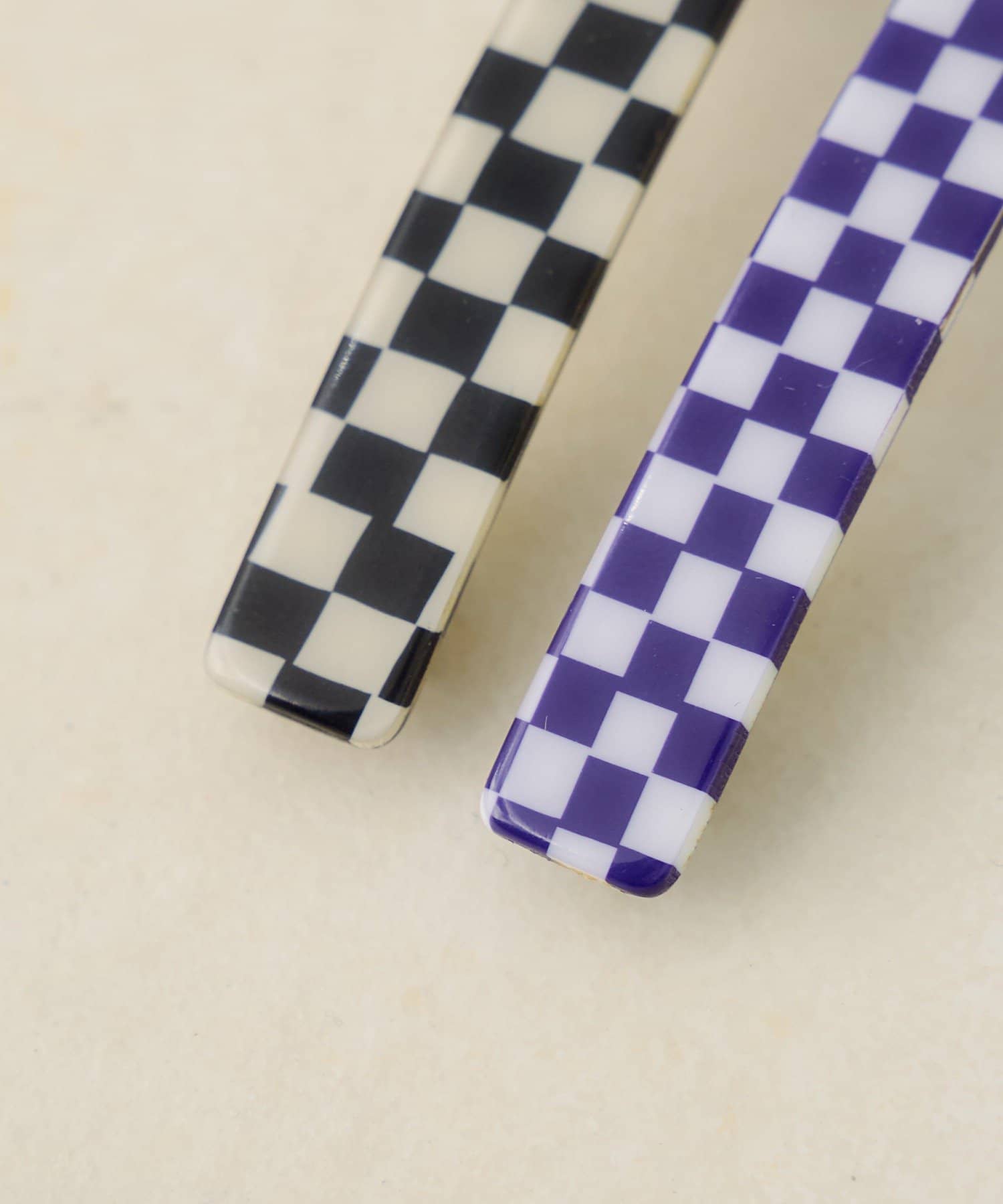 Kastane(カスタネ) 【fiw.】ブロックチェックバレッタ