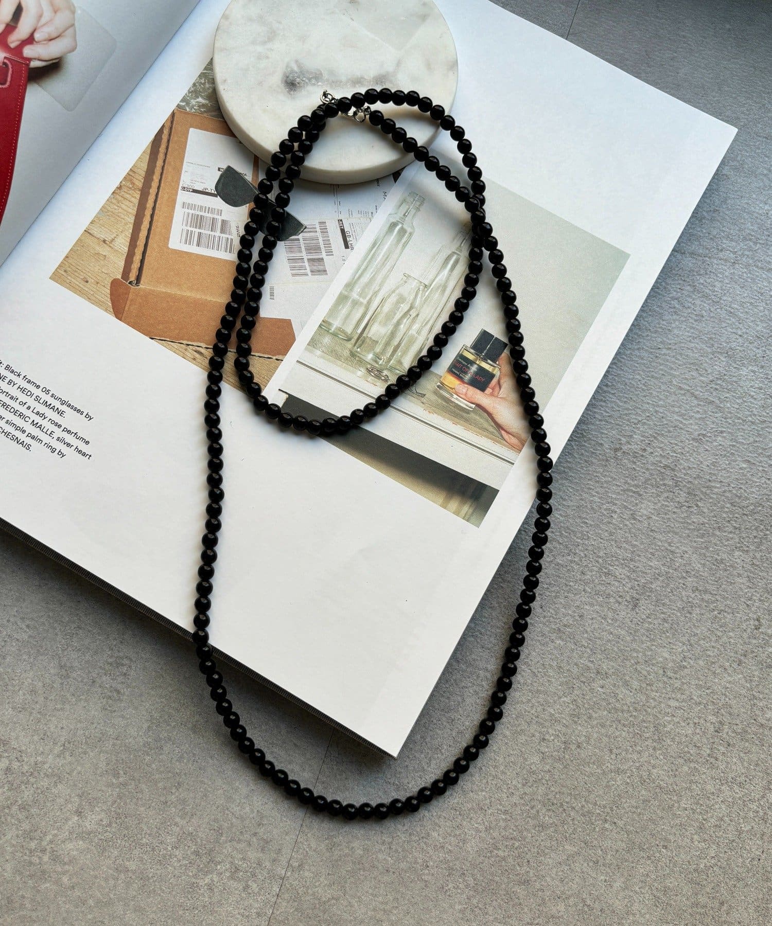 DOUDOU(ドゥドゥ) カラーボールチェーンネックレス