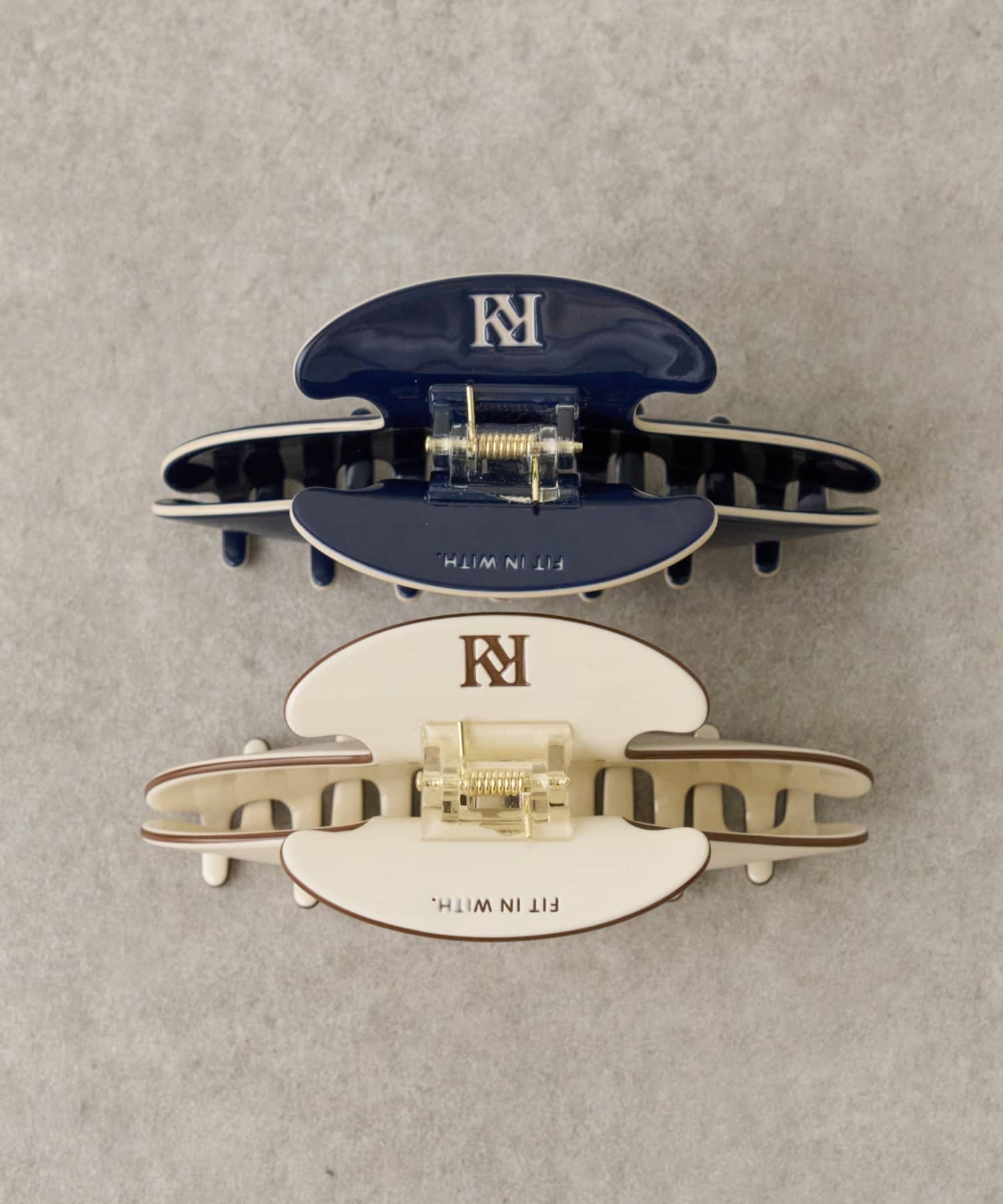 Kastane(カスタネ) 【fiw.】ロゴクラシックヘアクリップ