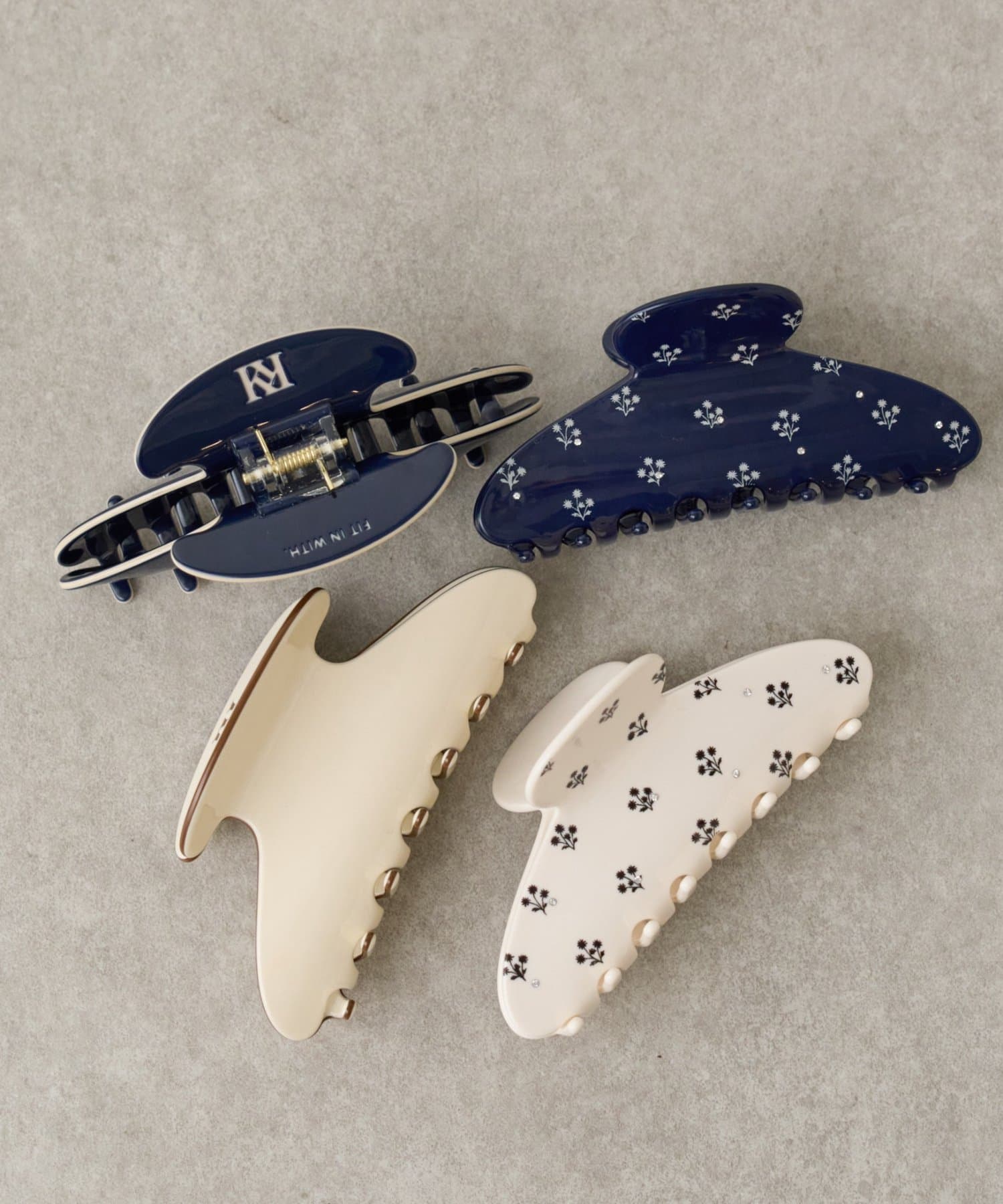 Kastane(カスタネ) 【fiw.】ロゴクラシックヘアクリップ