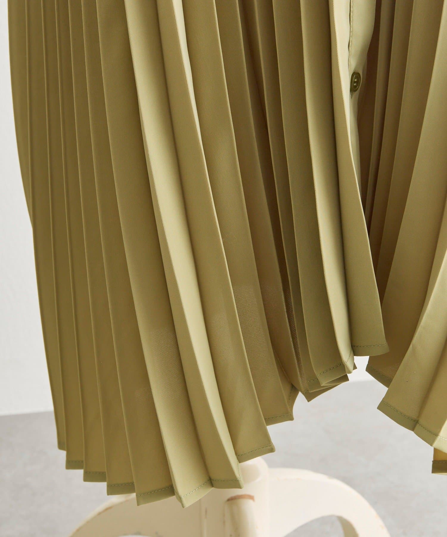 ear PAPILLONNER(イア パピヨネ) 《オケージョン/スタイルアップ》ドルマンプリーツワンピース【SUM1 STYLE(スミスタイル)】