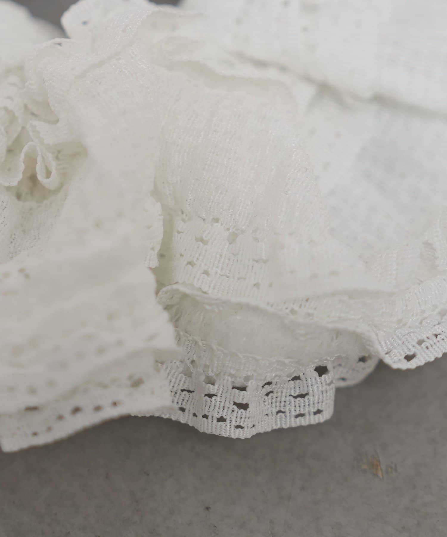 Kastane(カスタネ) 【fiw.】フリルレースシュシュ