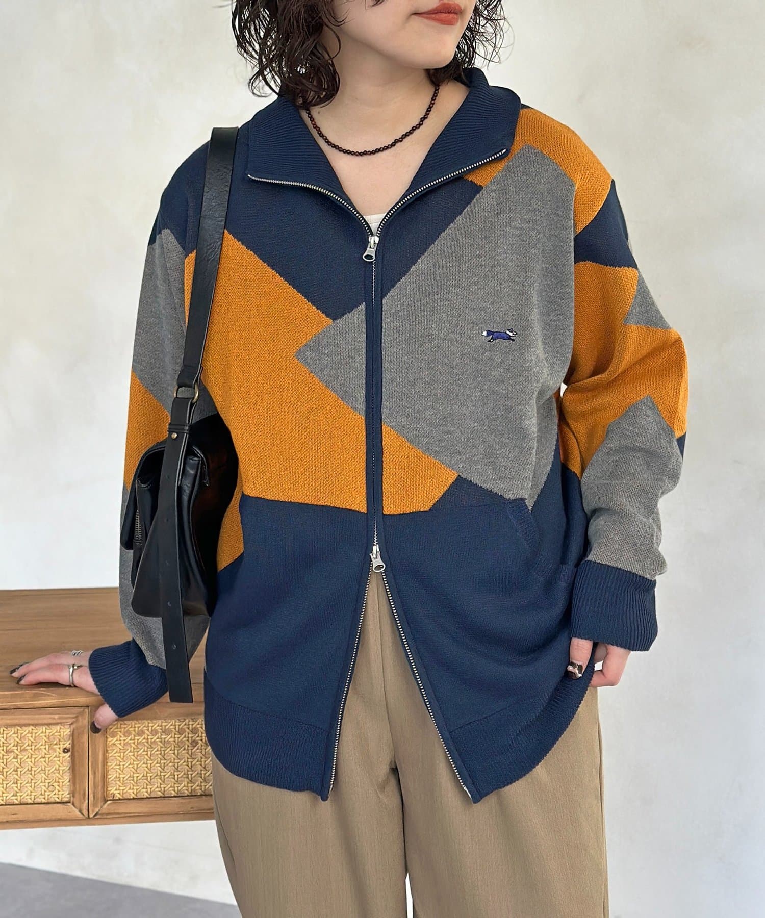 CPCM(シーピーシーエム) 【PENNEYS】ジップカーディガン