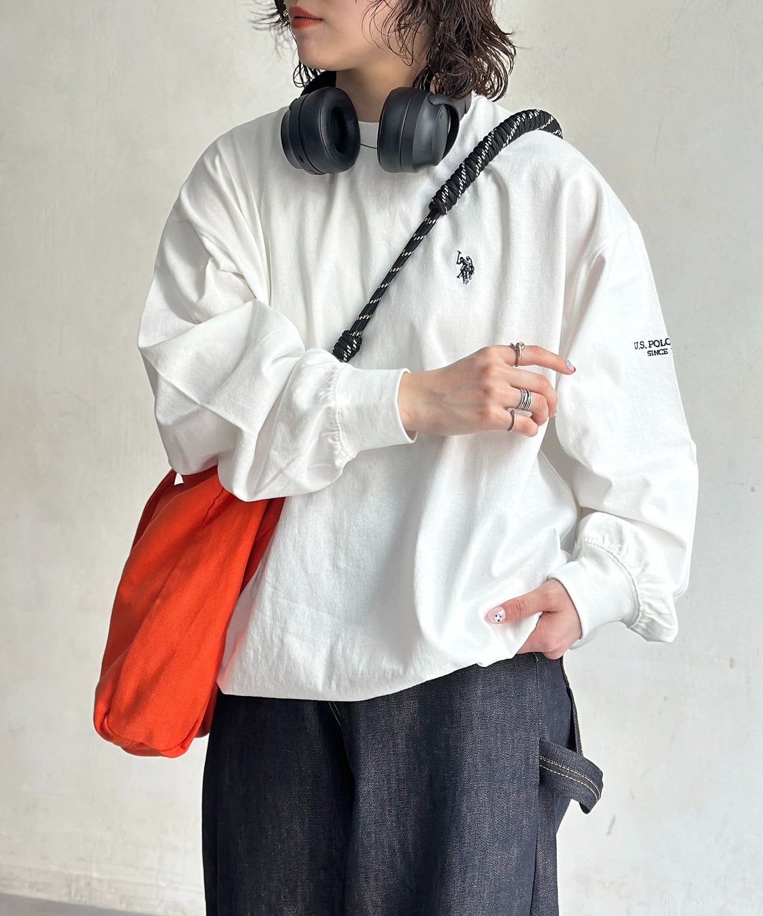 CPCM(シーピーシーエム) 【U.S. POLO ASSN. 】スピンドルバルーンロンT