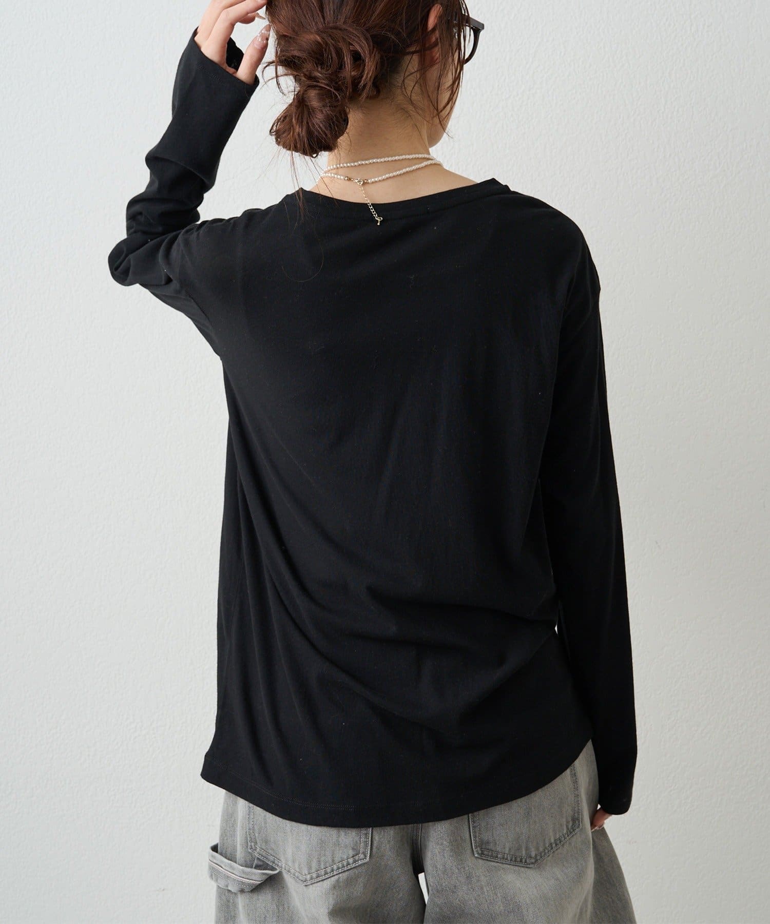 PUAL CE CIN(ピュアルセシン) 【春カラーで登場！】コットンシアーカットソー