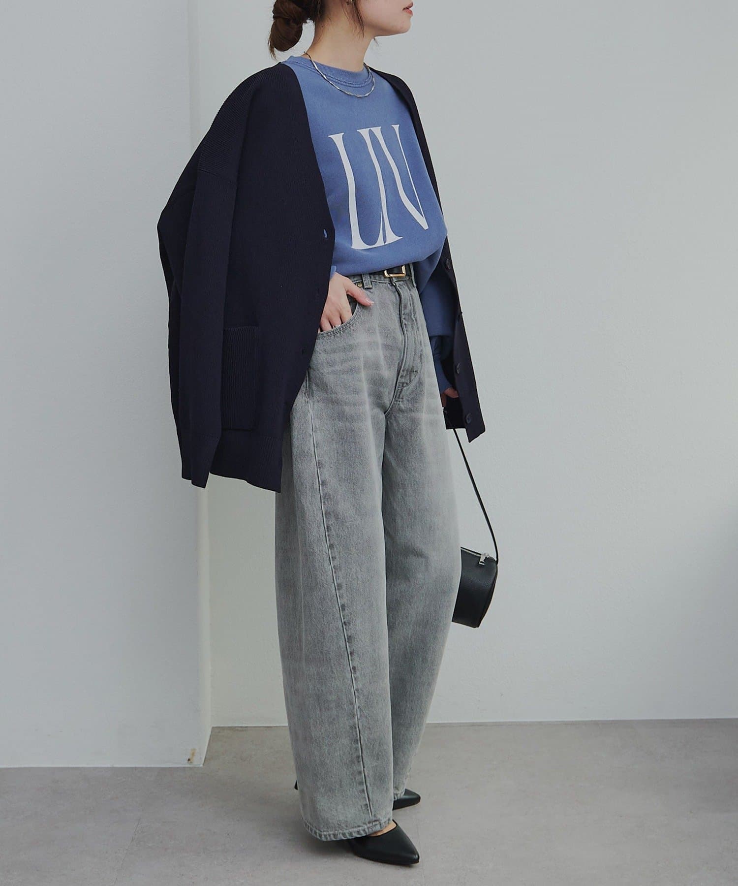 PUAL CE CIN(ピュアルセシン) ビッグロゴ裏毛スウェット