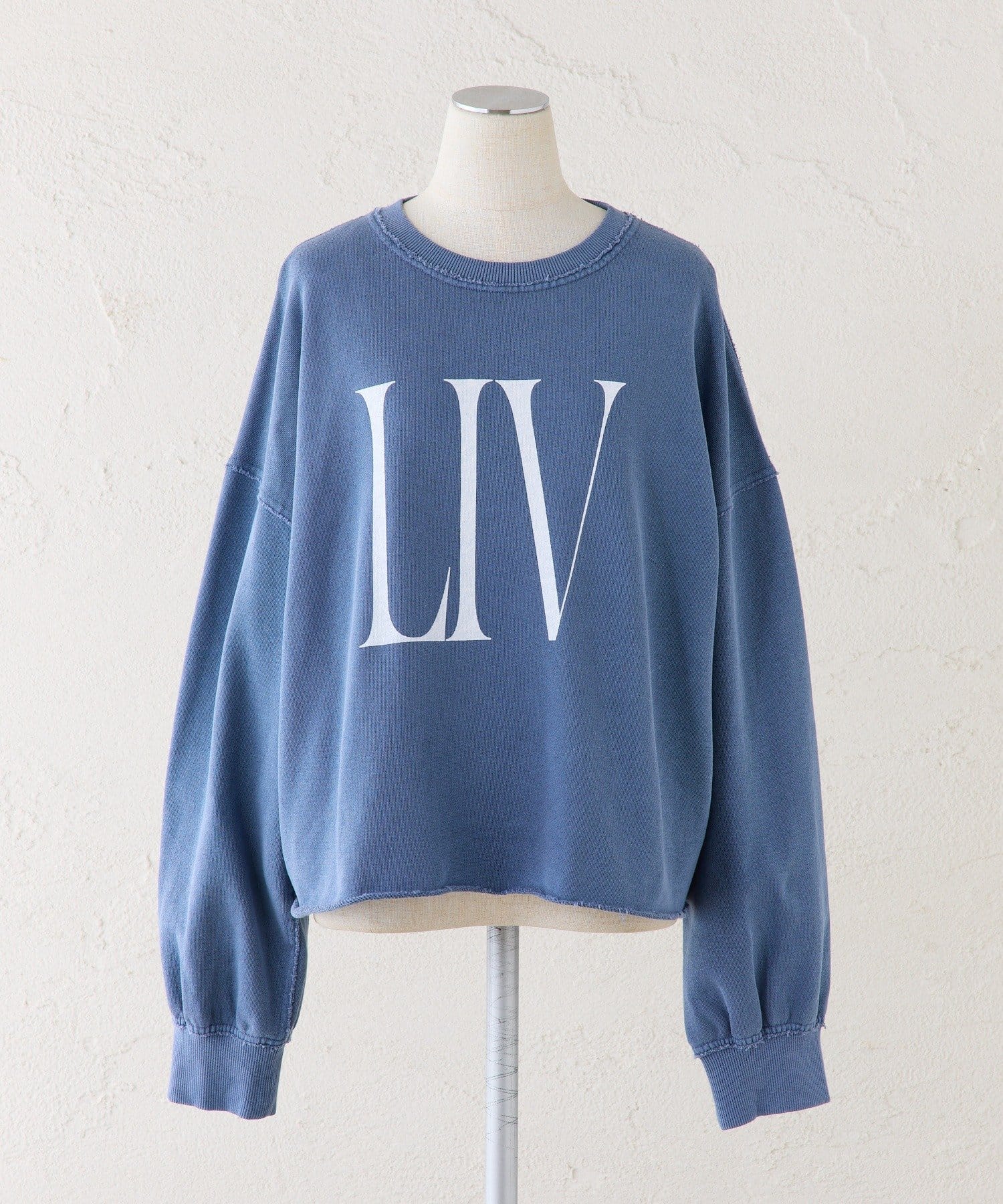 PUAL CE CIN(ピュアルセシン) ビッグロゴ裏毛スウェット