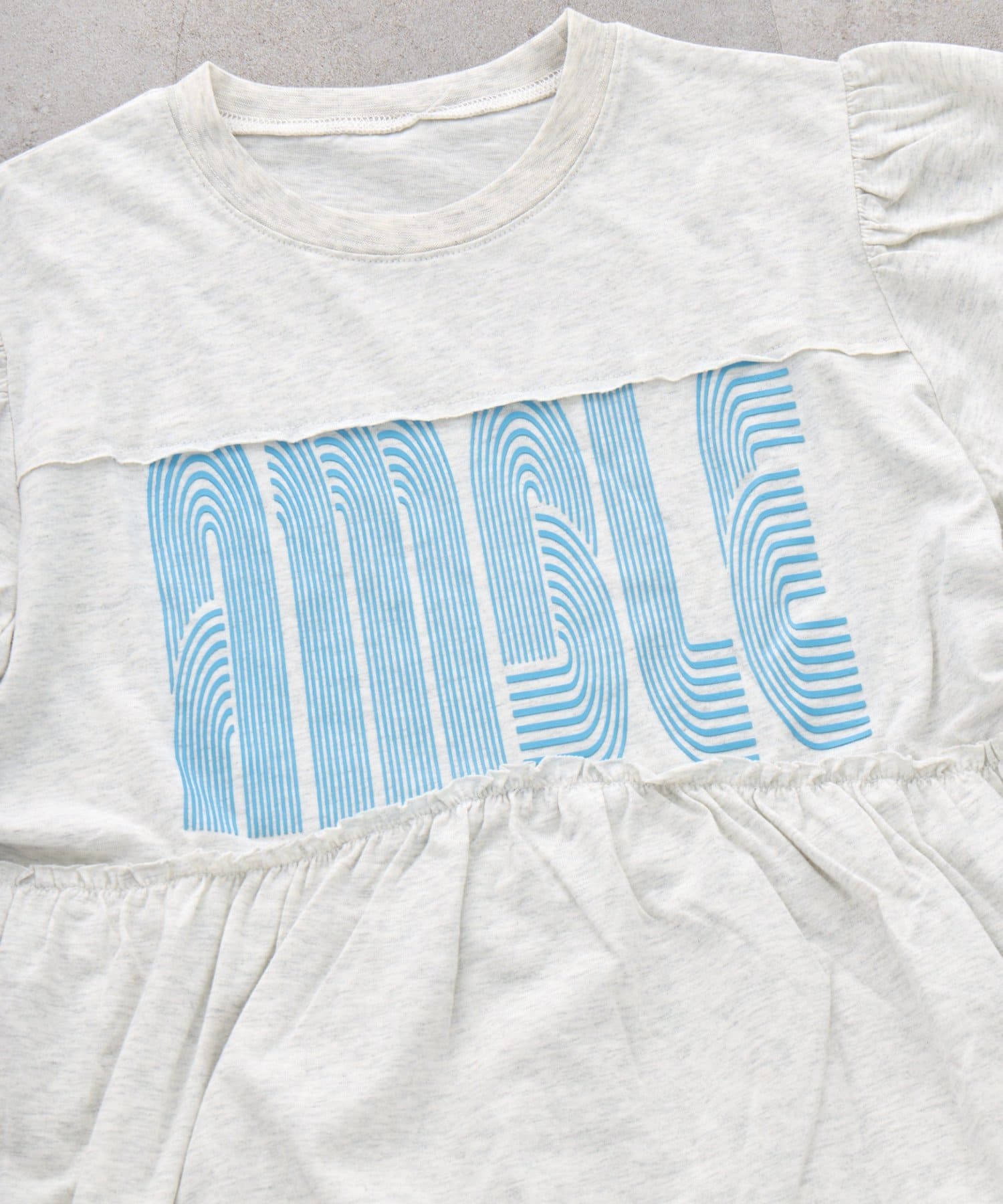 CIAOPANIC TYPY(チャオパニックティピー) 【KIDS】《ジュニアサイズあり》厚盛ロゴ5分袖チュニックワンピ