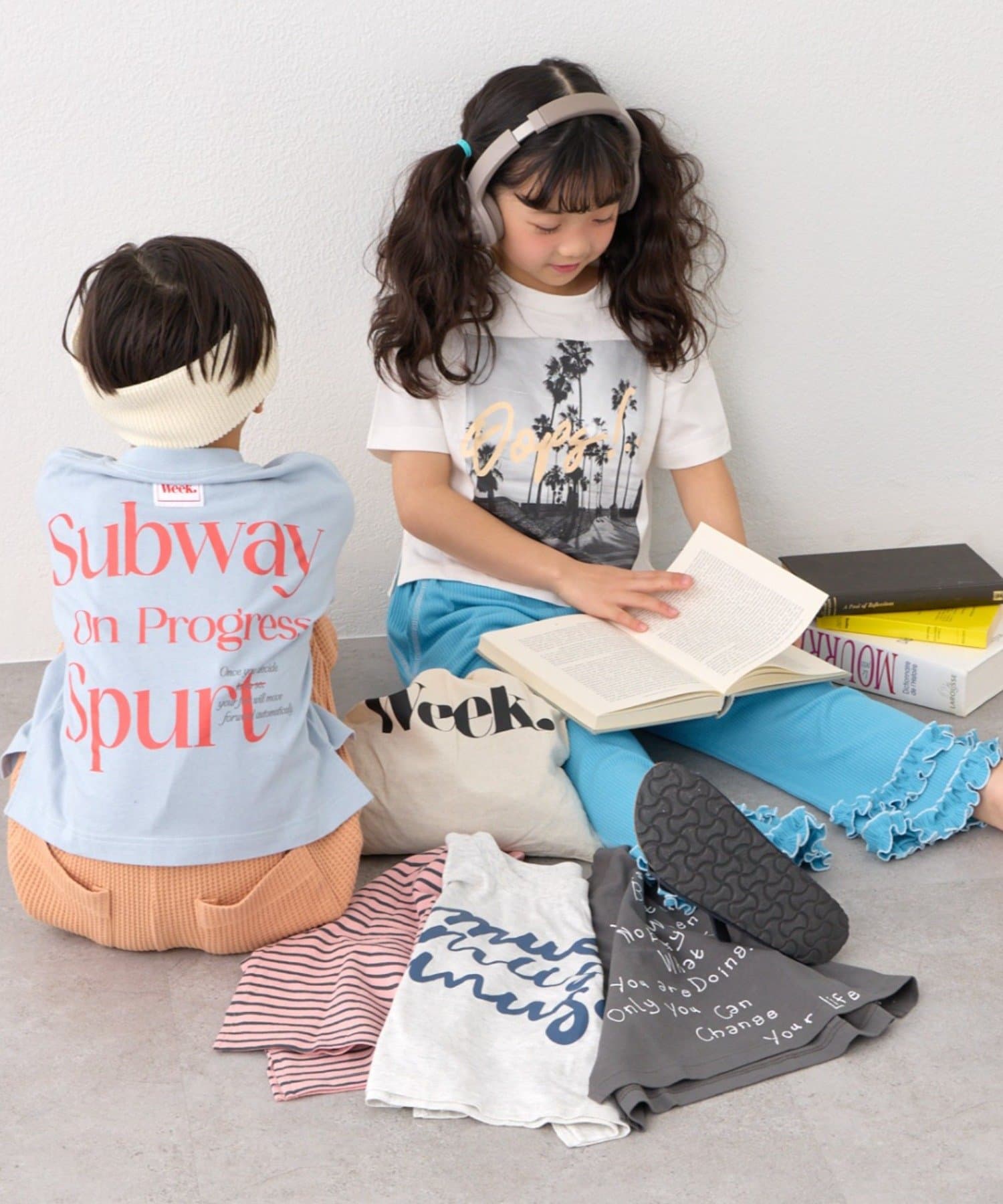CIAOPANIC TYPY(チャオパニックティピー) 【KIDS】【WEEKTEE】巾着付きアソート5枚セット半袖TEE《ジュニアサイズあり》