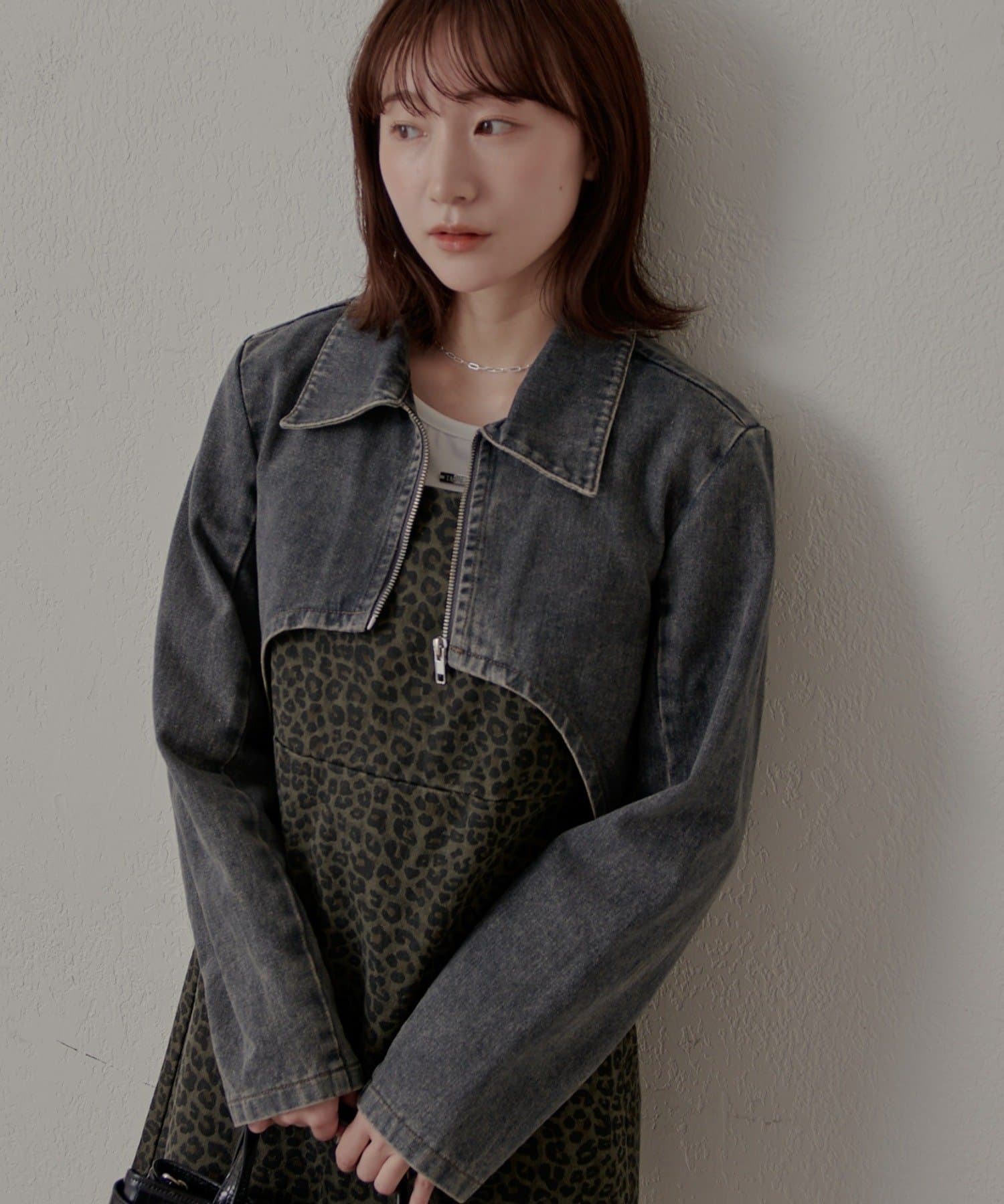 mline(エムライン) [mline]ショートデニム ジャケット