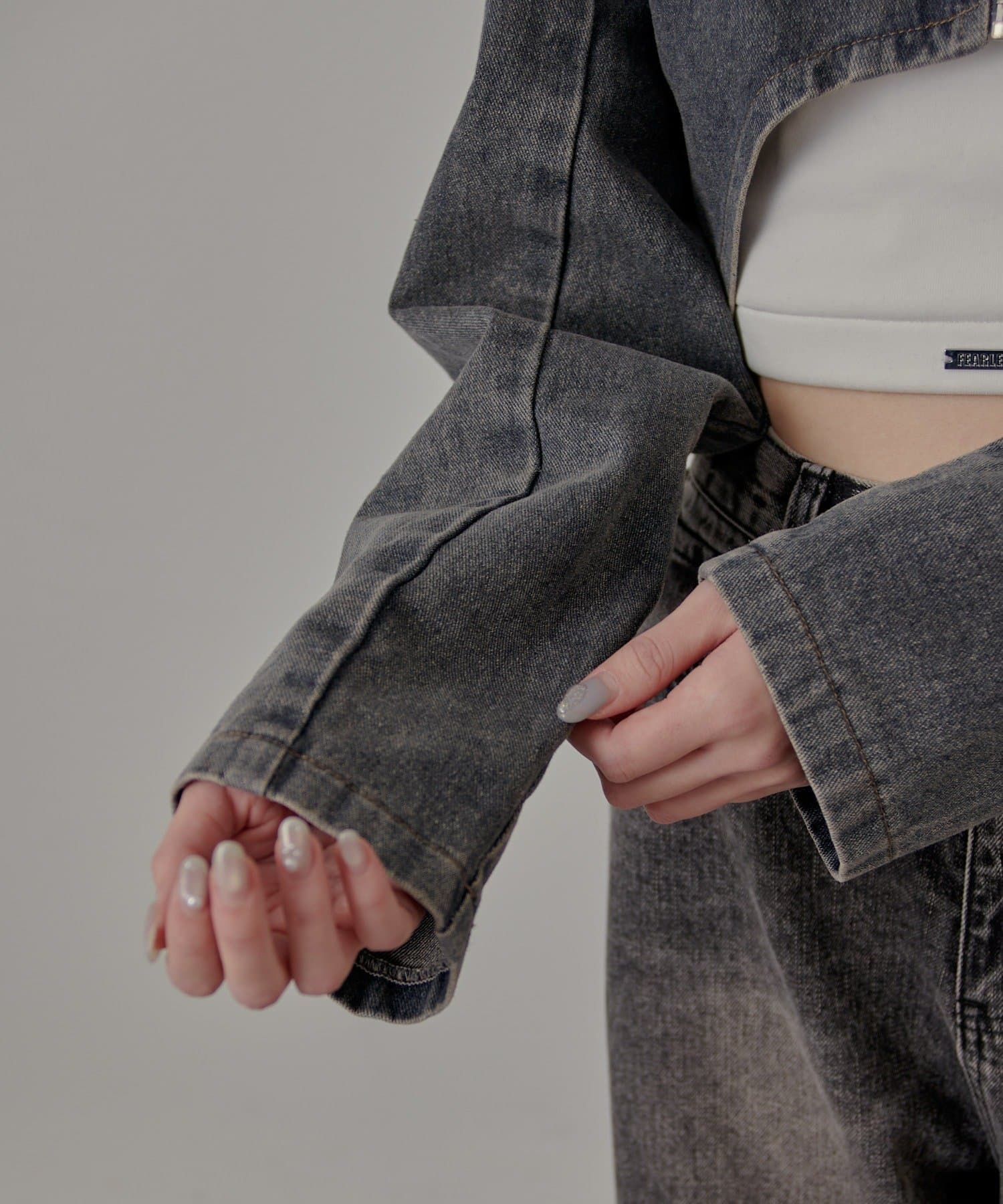 mline(エムライン) [mline]ショートデニム ジャケット