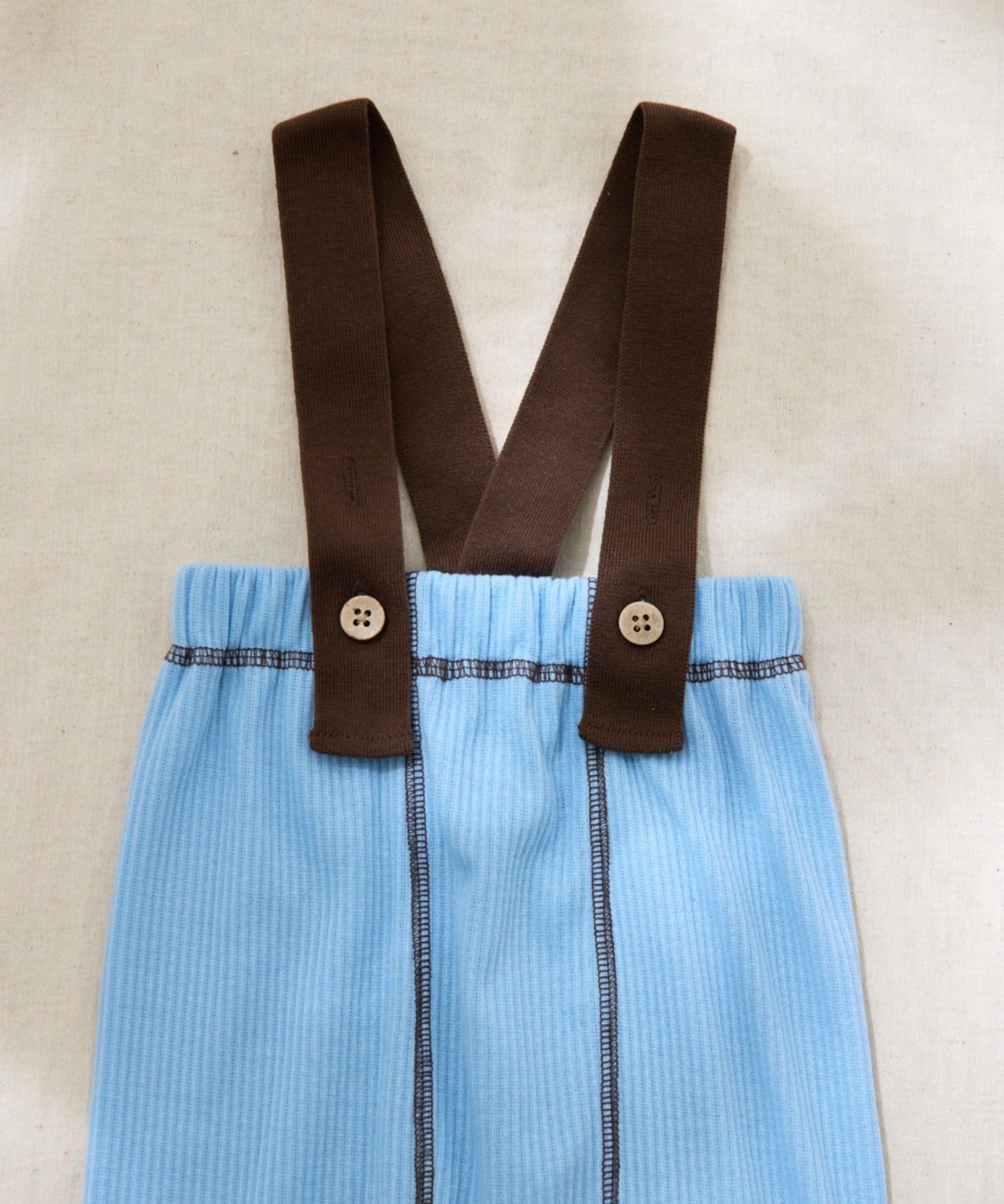 CIAOPANIC TYPY(チャオパニックティピー) 【BABY】【Qinn】配色サス付きリブパンツ：80cm