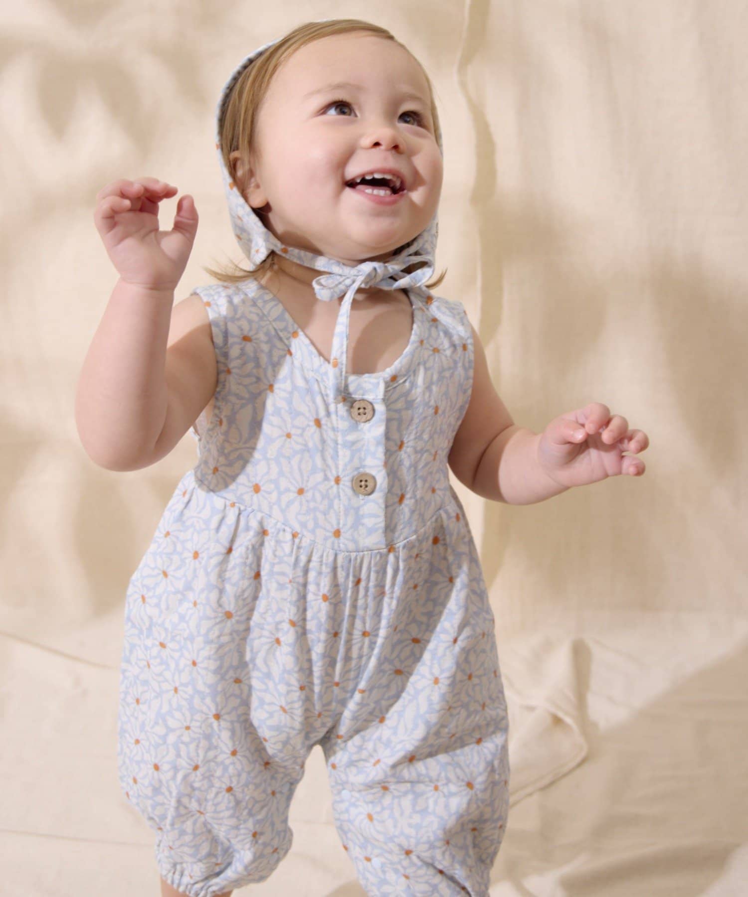 CIAOPANIC TYPY(チャオパニックティピー) 【BABY】【Qinn】ダブルガーゼオールインワン：80cm