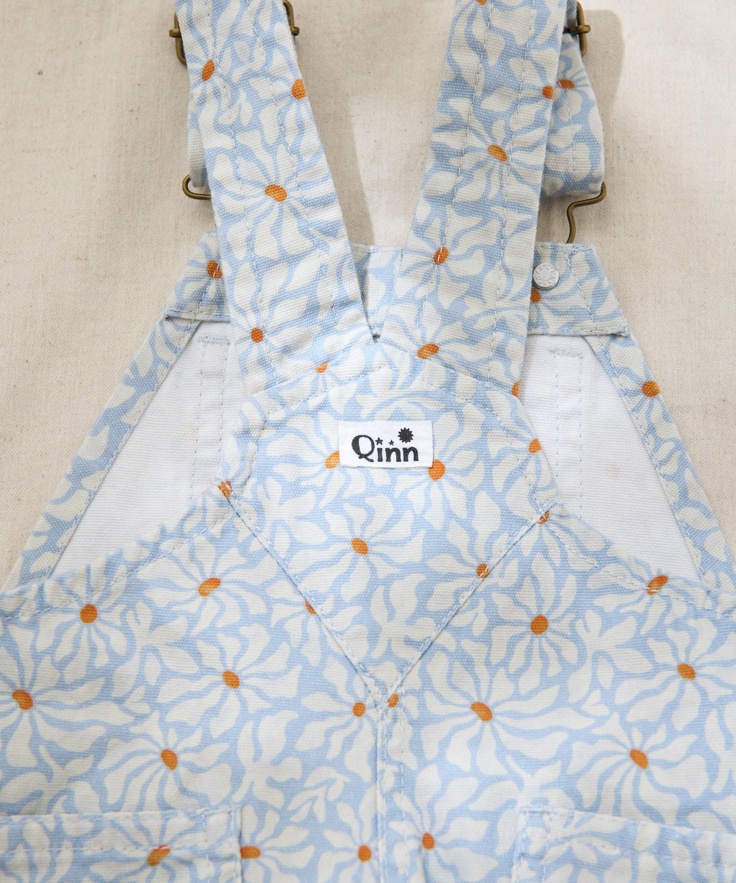 CIAOPANIC TYPY(チャオパニックティピー) 【BABY】【Qinn】ムジ柄ダックサロペット：80～100cm