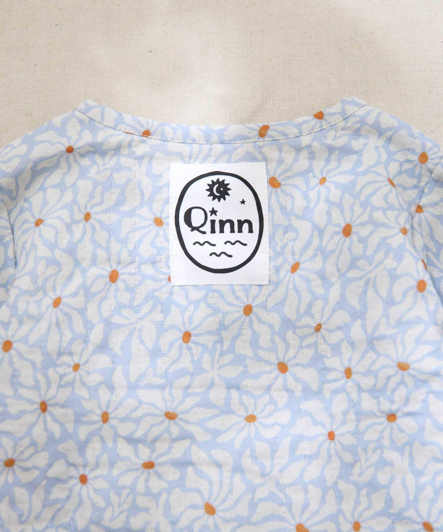 CIAOPANIC TYPY(チャオパニックティピー) 【BABY】【Qinn】ダブルガーゼヘンリーブラウス：80cm