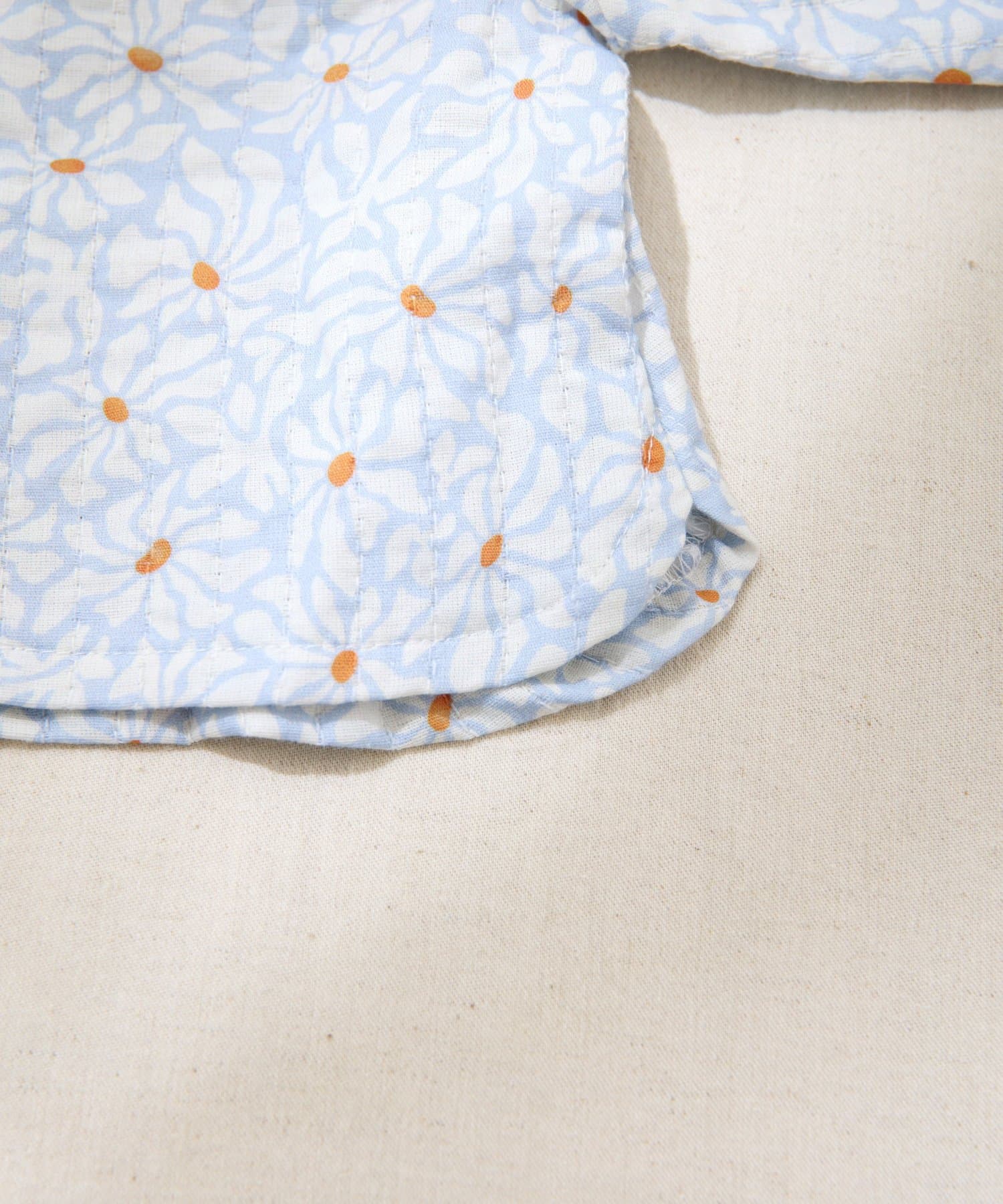 CIAOPANIC TYPY(チャオパニックティピー) 【BABY】【Qinn】ダブルガーゼヘンリーブラウス：80cm