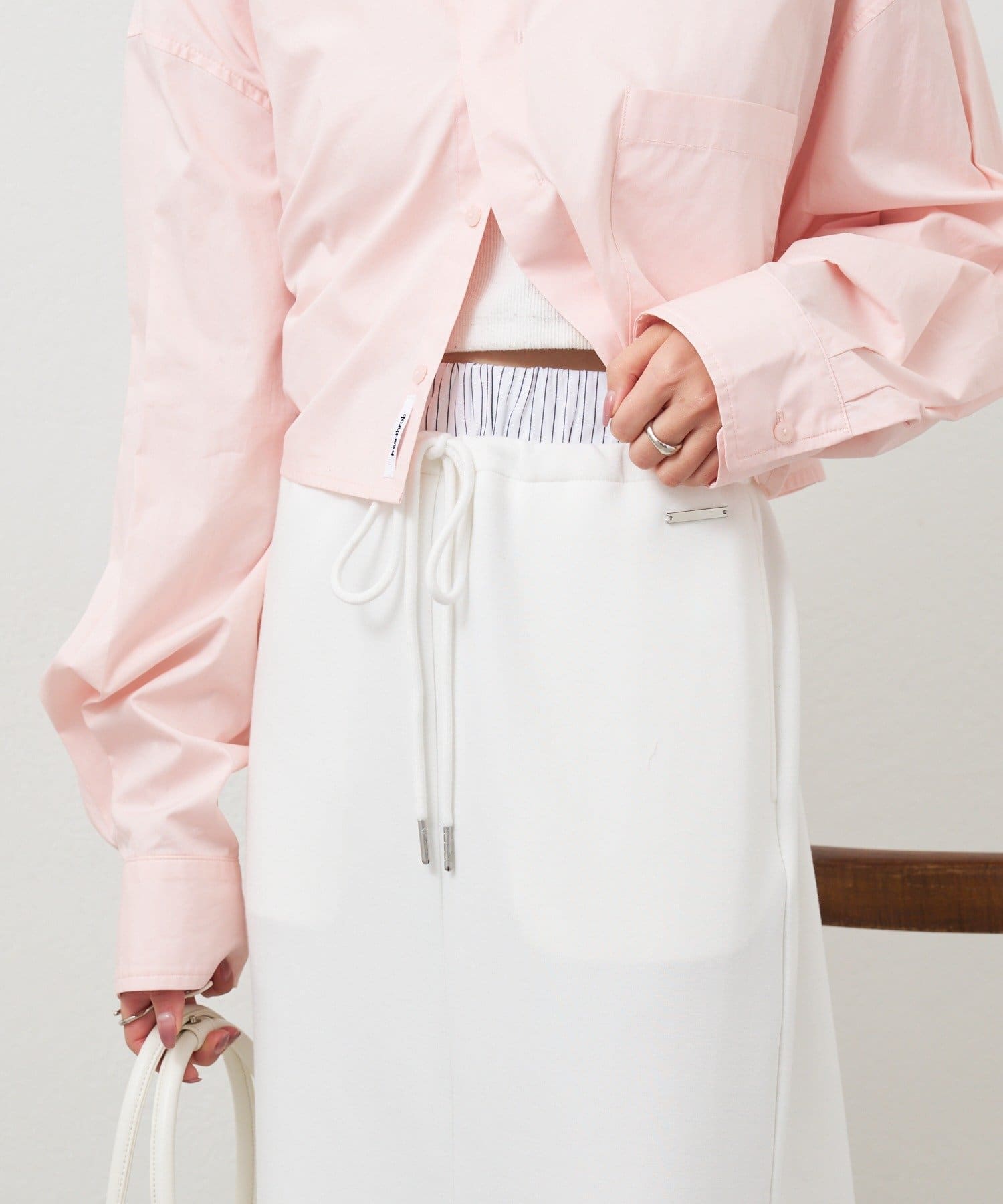 mystic(ミスティック) Wベルトスウェットスカート