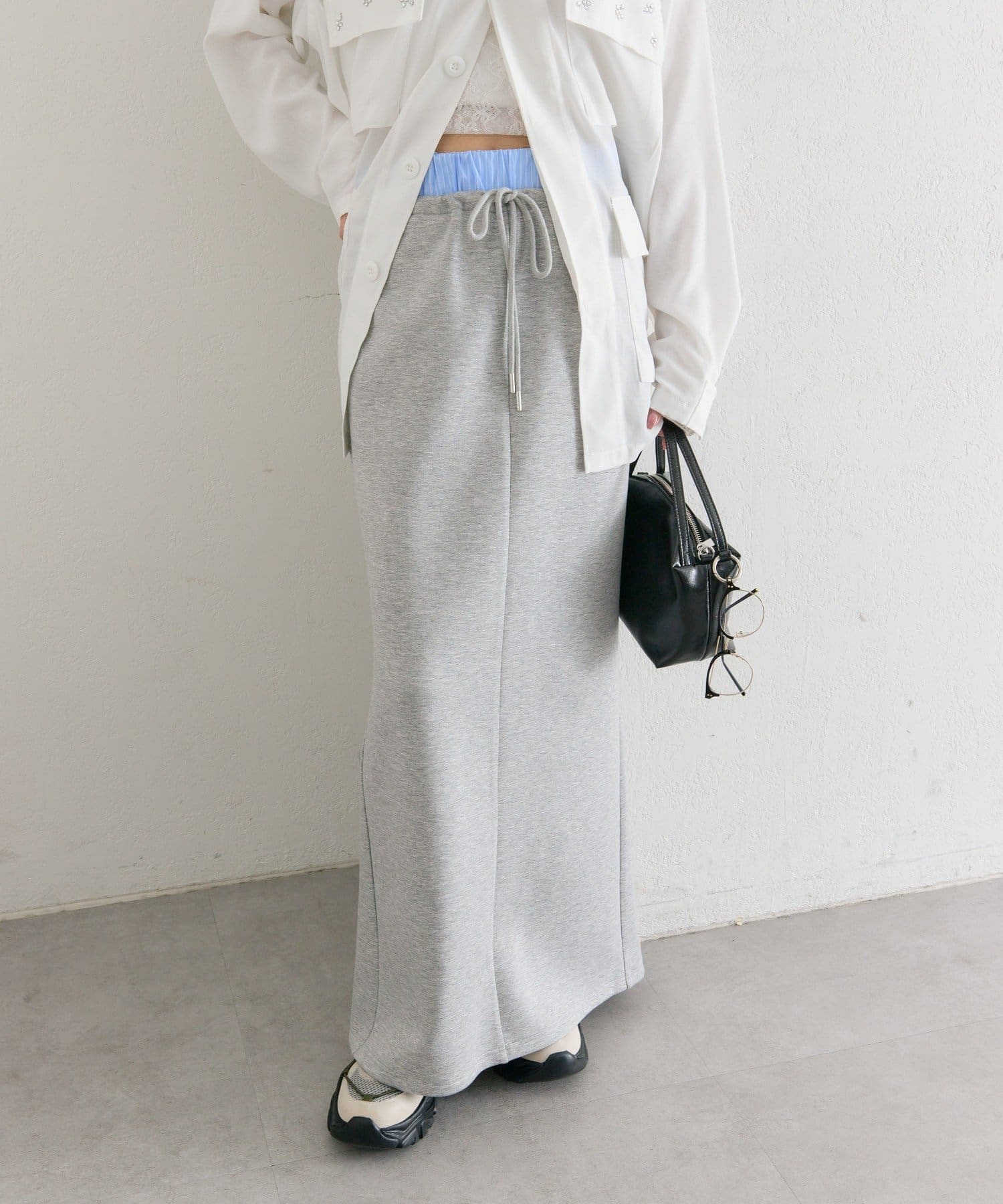 mystic(ミスティック) Wベルトスウェットスカート